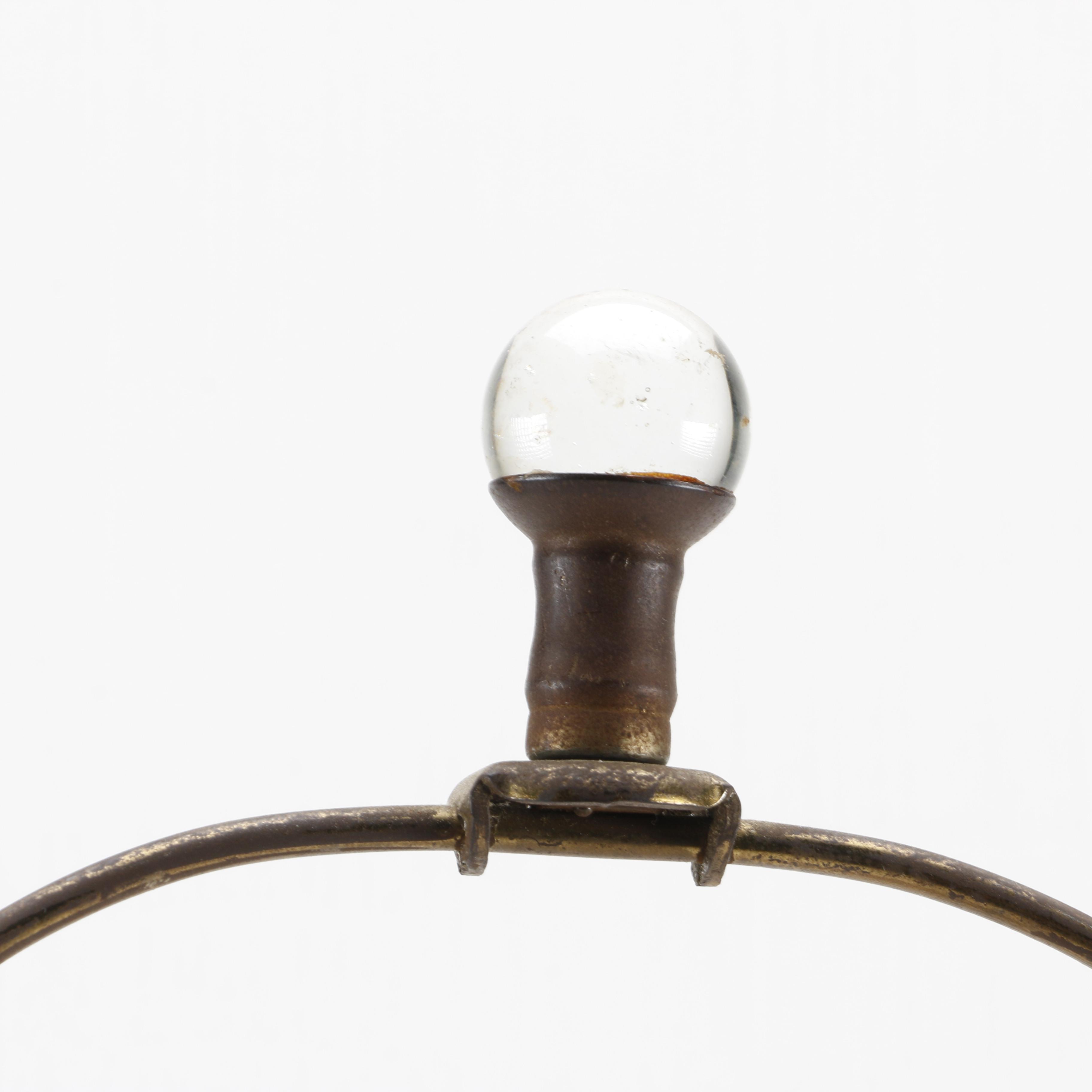 Vintage Pink Glass Lamp