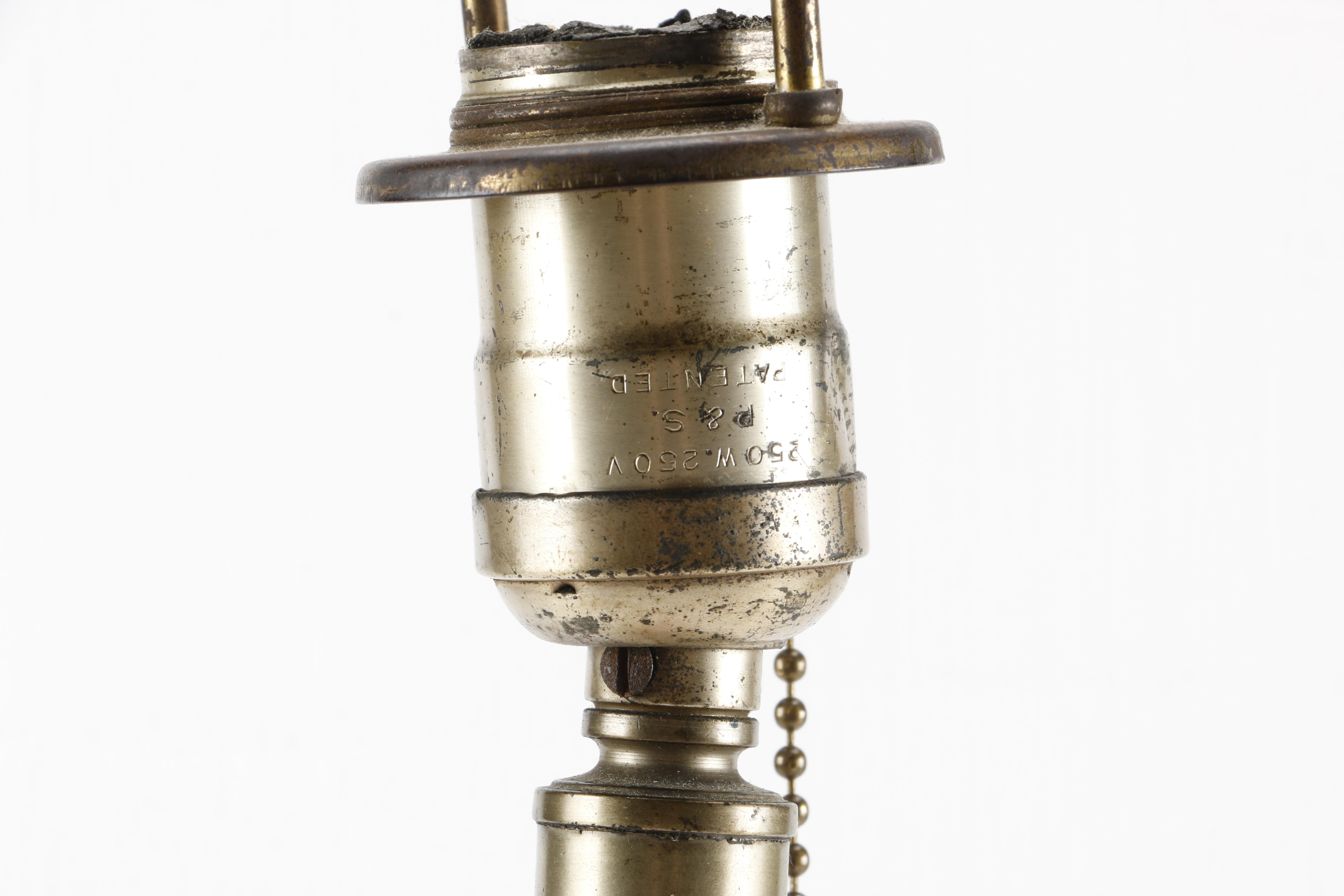 Vintage Pink Glass Lamp