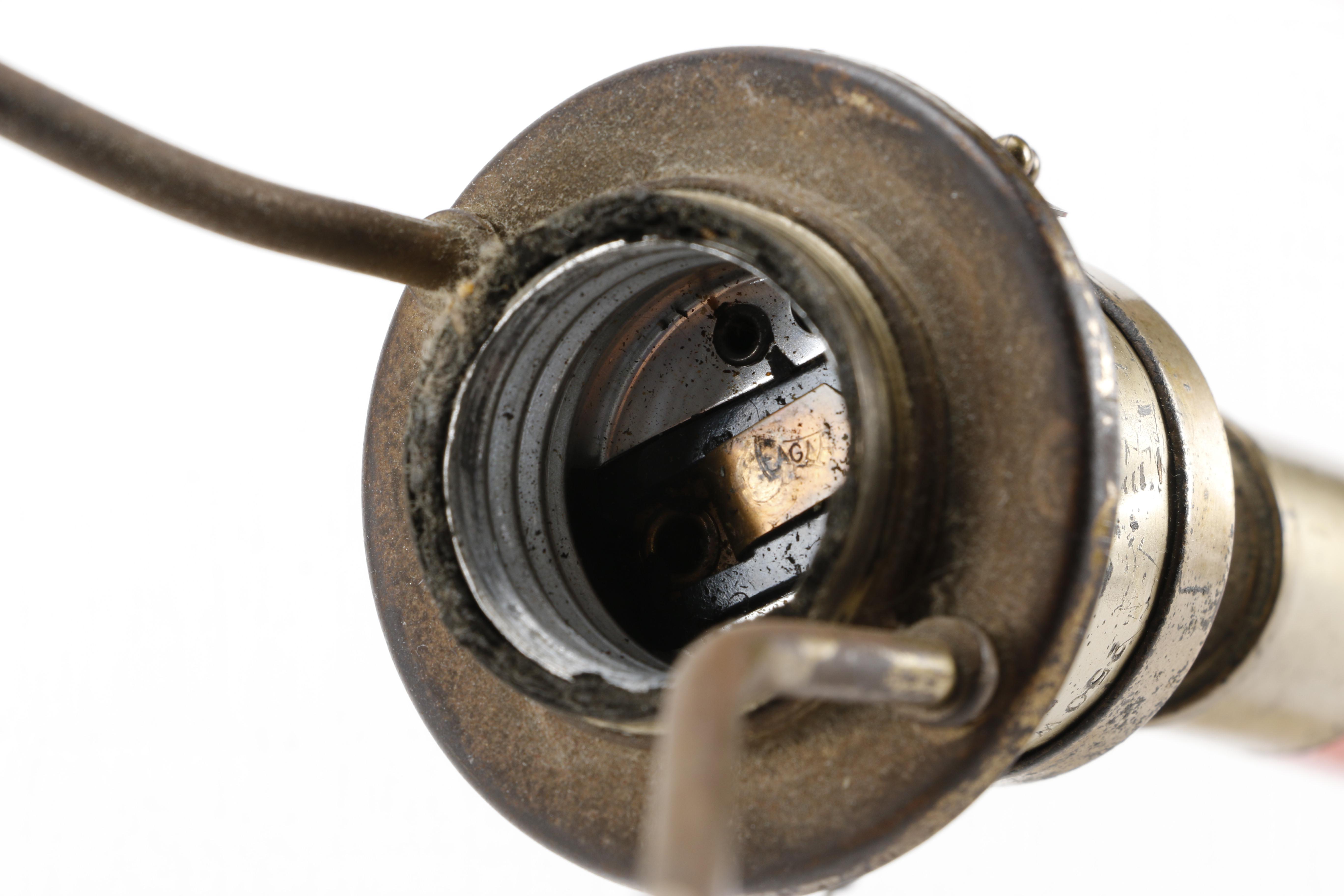 Vintage Pink Glass Lamp