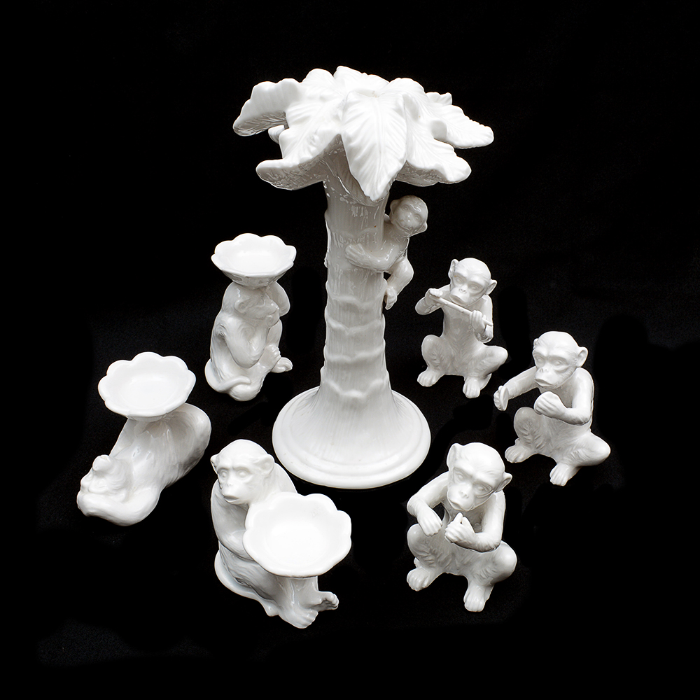 Fitz and Floyd "Monkey Business" and "Monkey Shines" Pottery