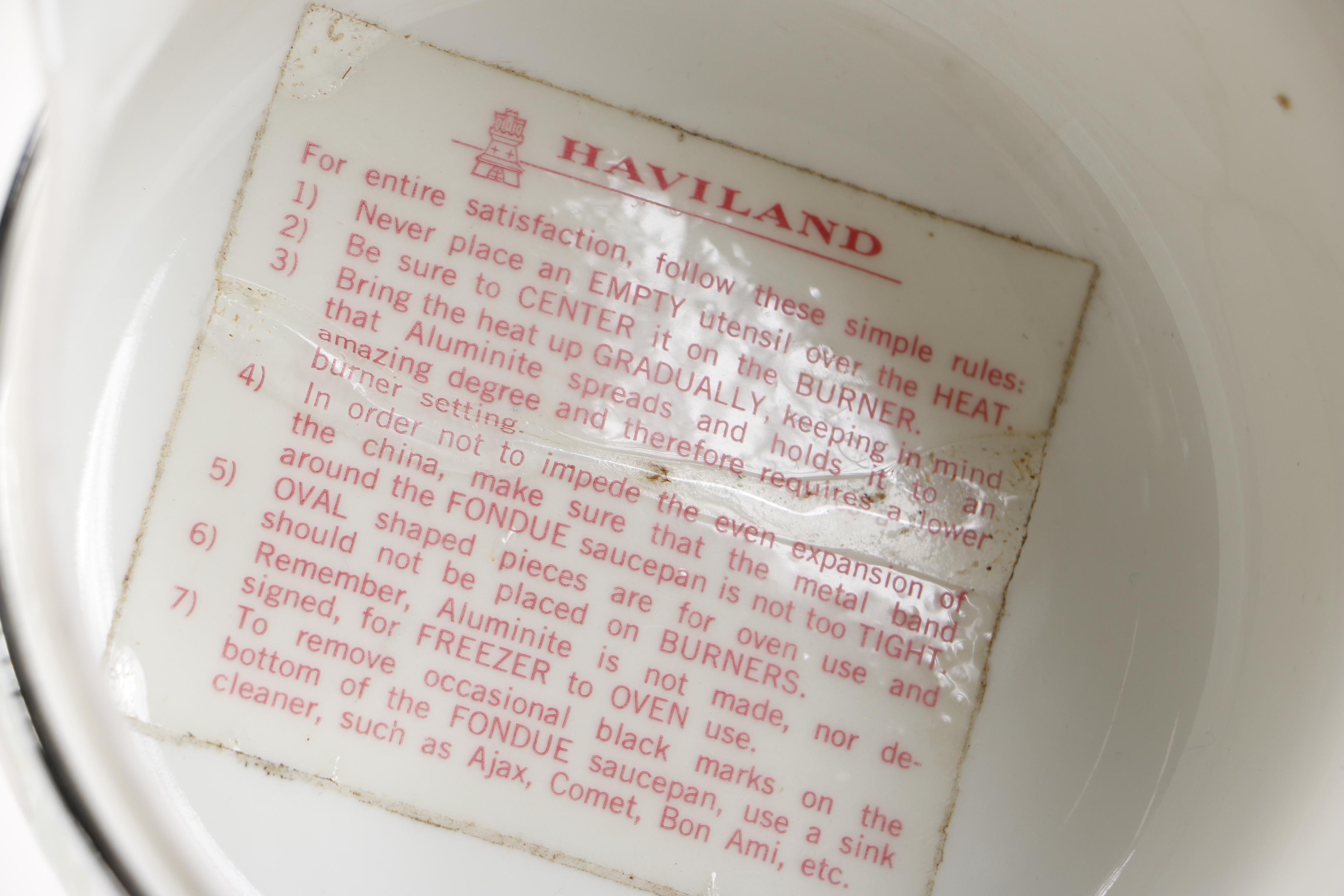 Haviland Limoges Aluminite Frugier Sauce Pans