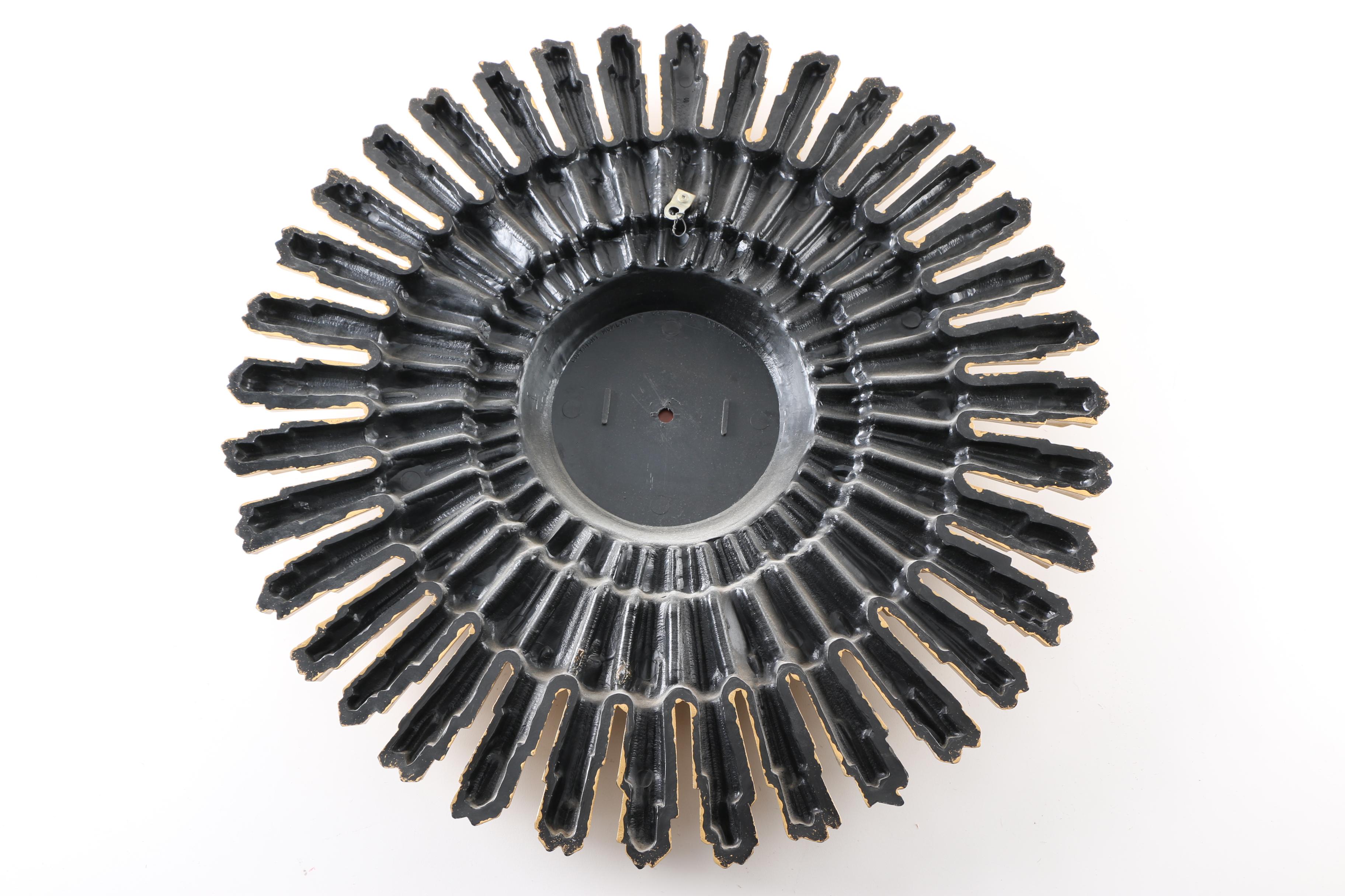 Art Deco Inspired Sunburst Wall Mirror