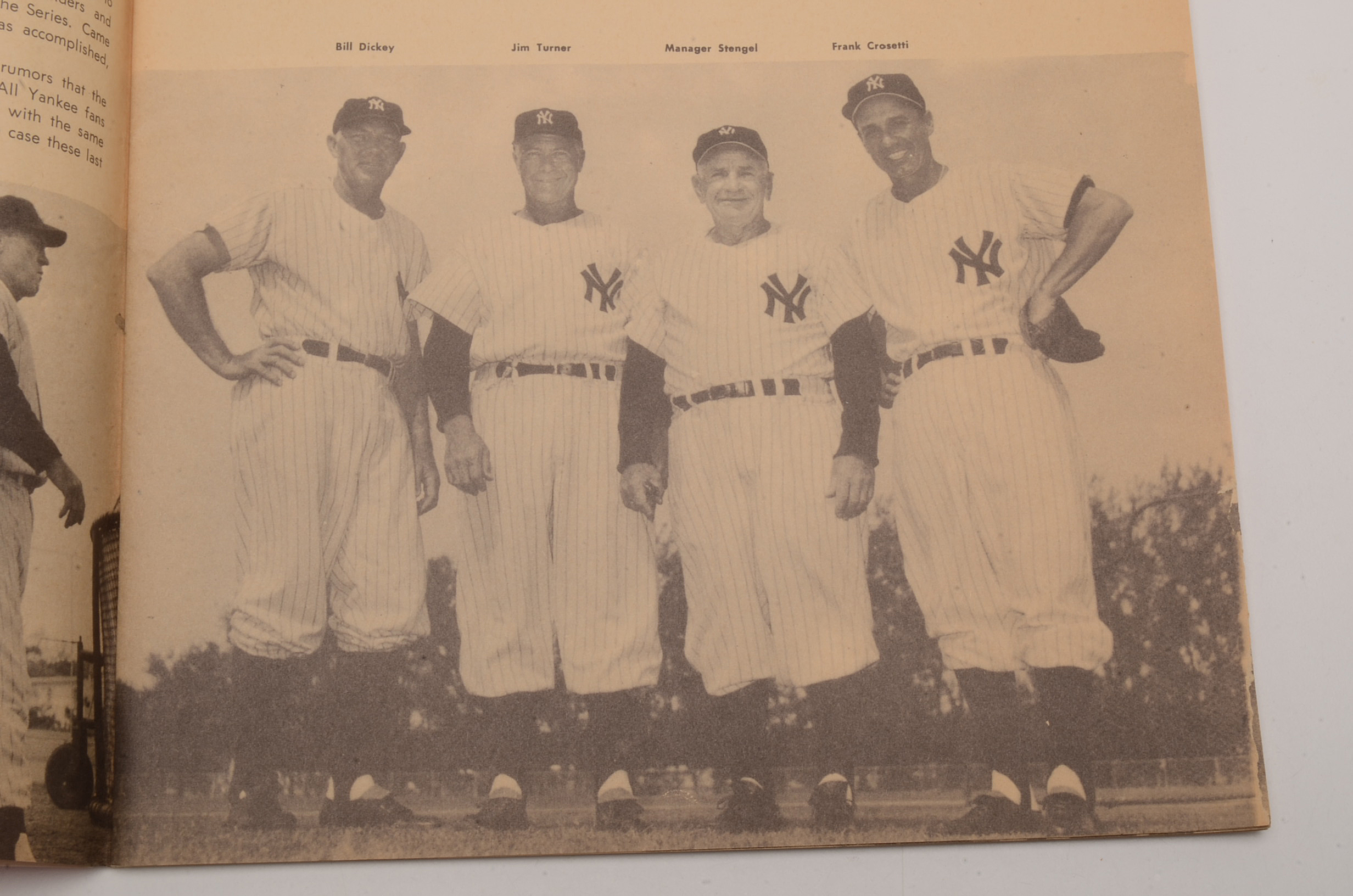 1957 New York Yankees Program