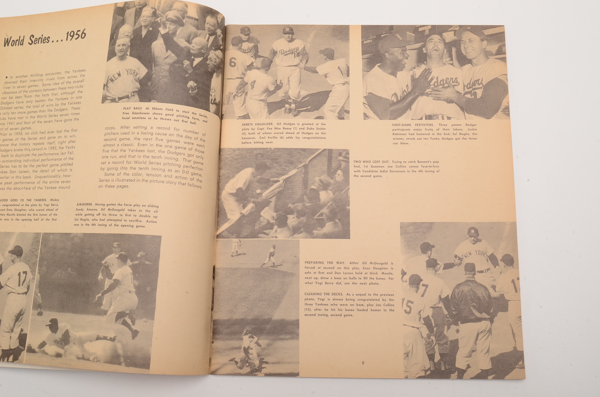 1957 New York Yankees Program