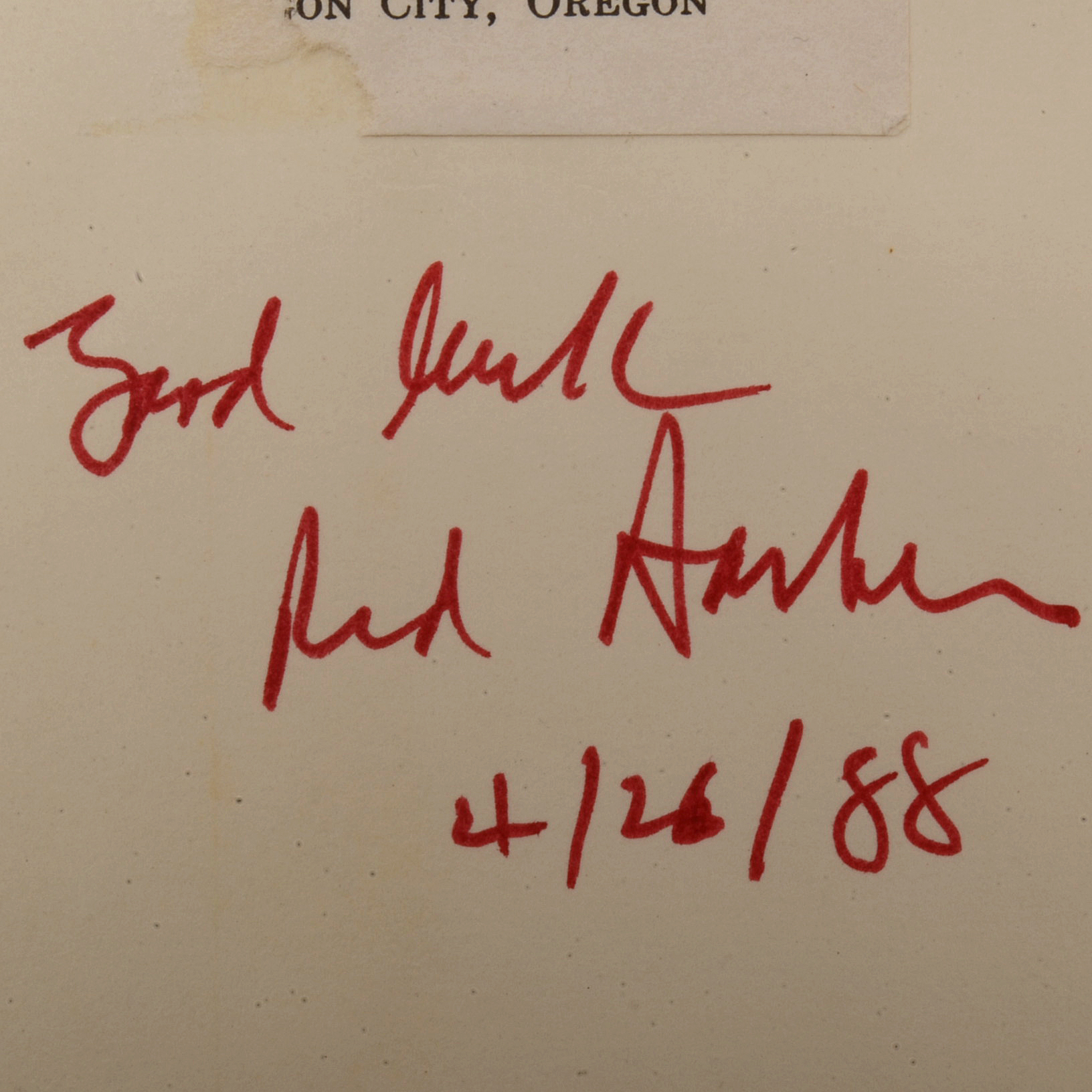 Red Barber Signed "Rhubarb in the Catbird Seat"