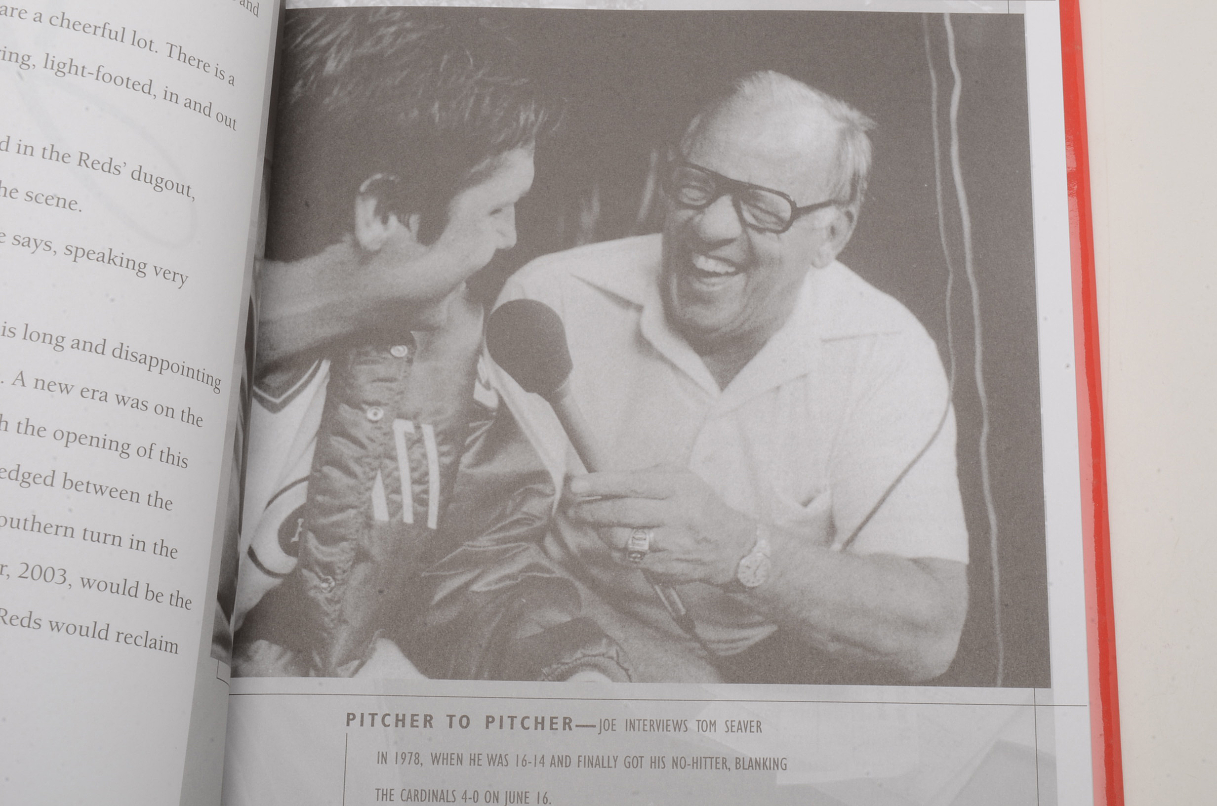 Joe Nuxhall Signed Book "Joe" by Greg Hoard