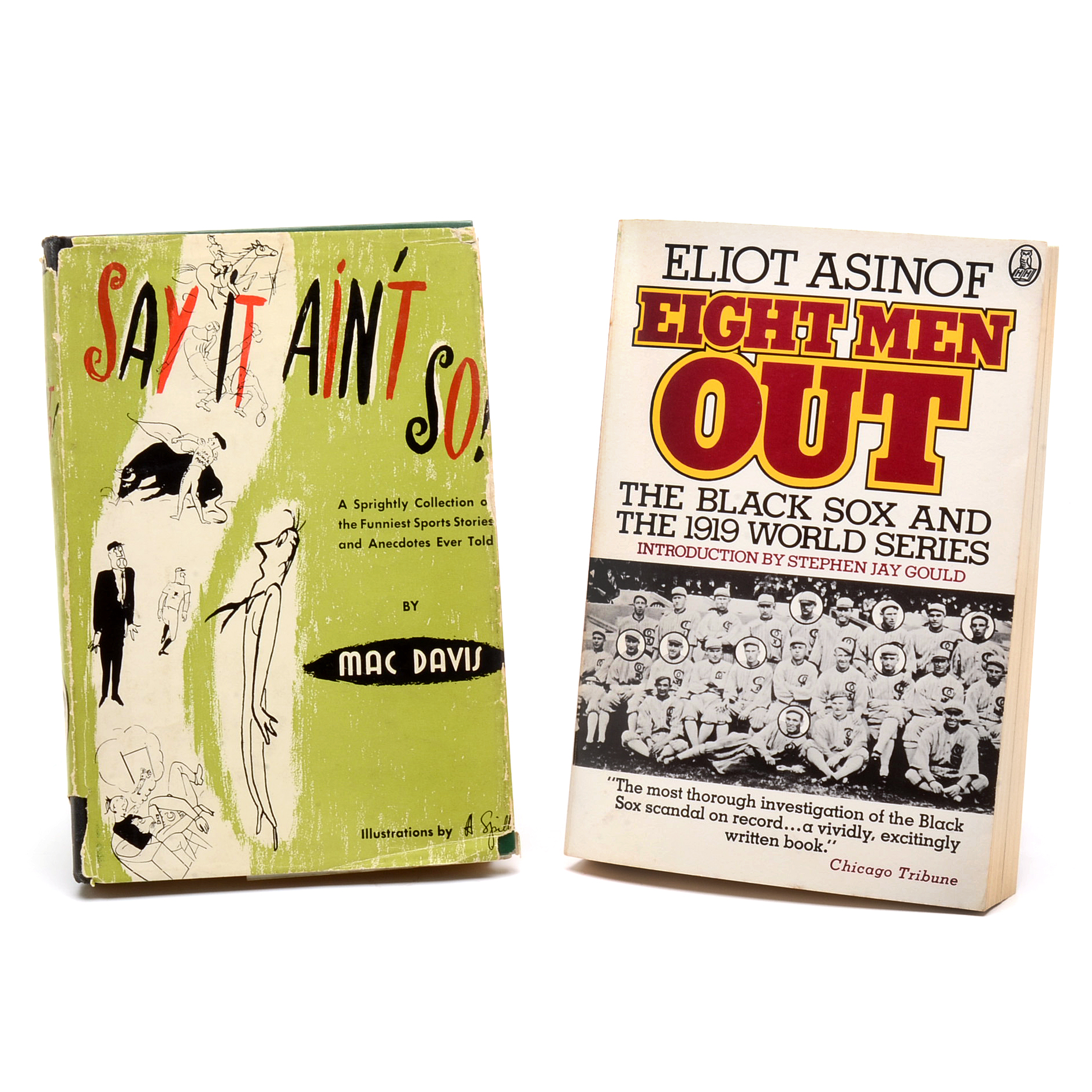 Signed Copies of "Eight Men Out" and "Say it Ain't So!"