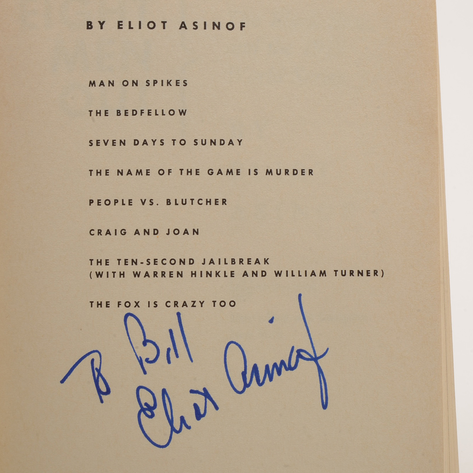Signed Copies of "Eight Men Out" and "Say it Ain't So!"