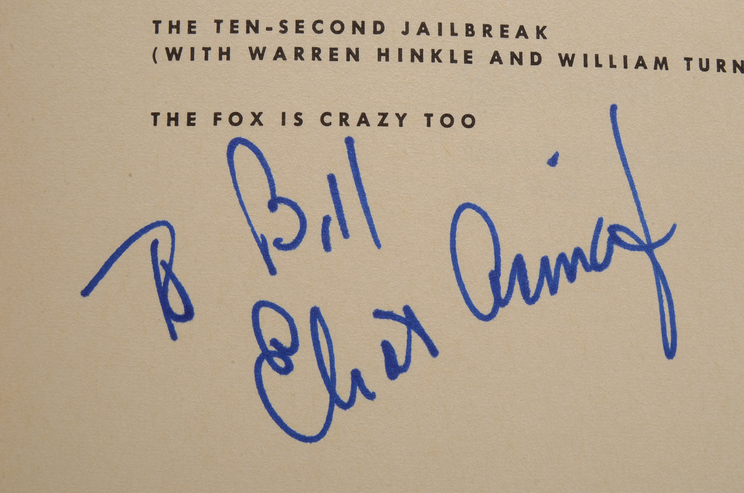 Signed Copies of "Eight Men Out" and "Say it Ain't So!"