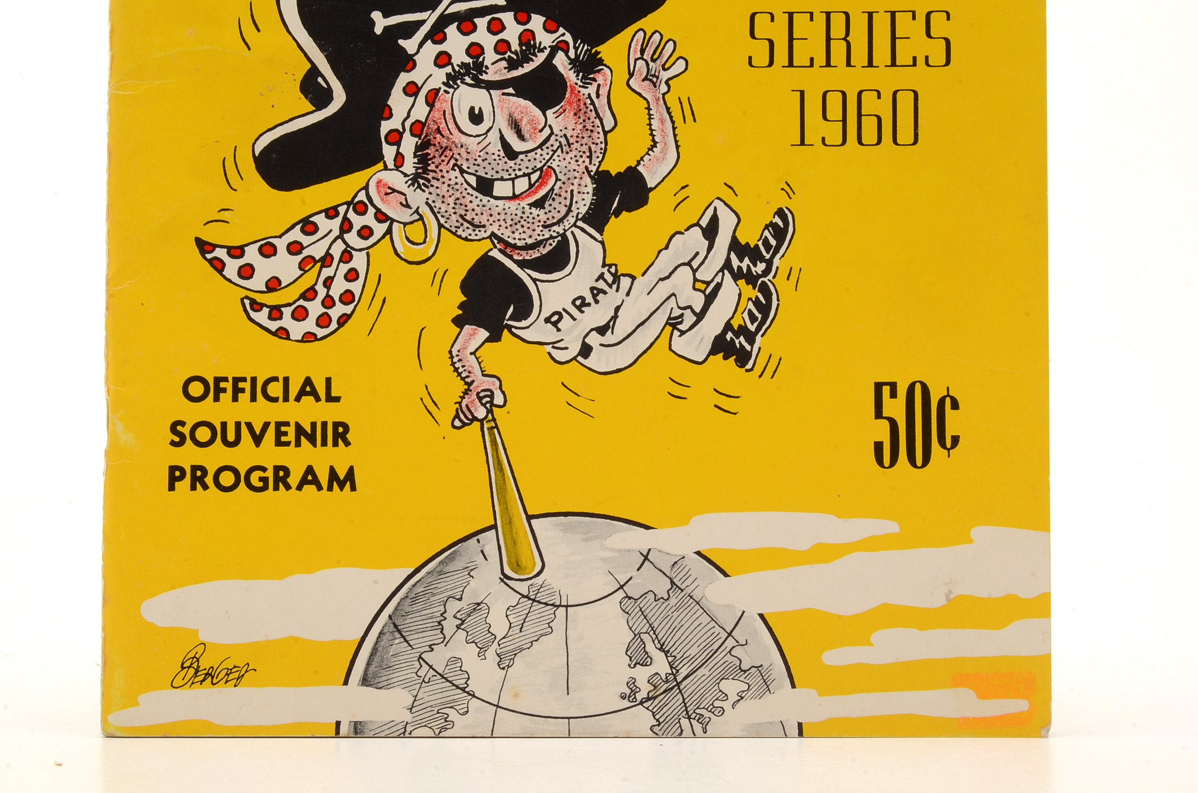1960 World Series Baseball Program Pirates Vs. Yankees
