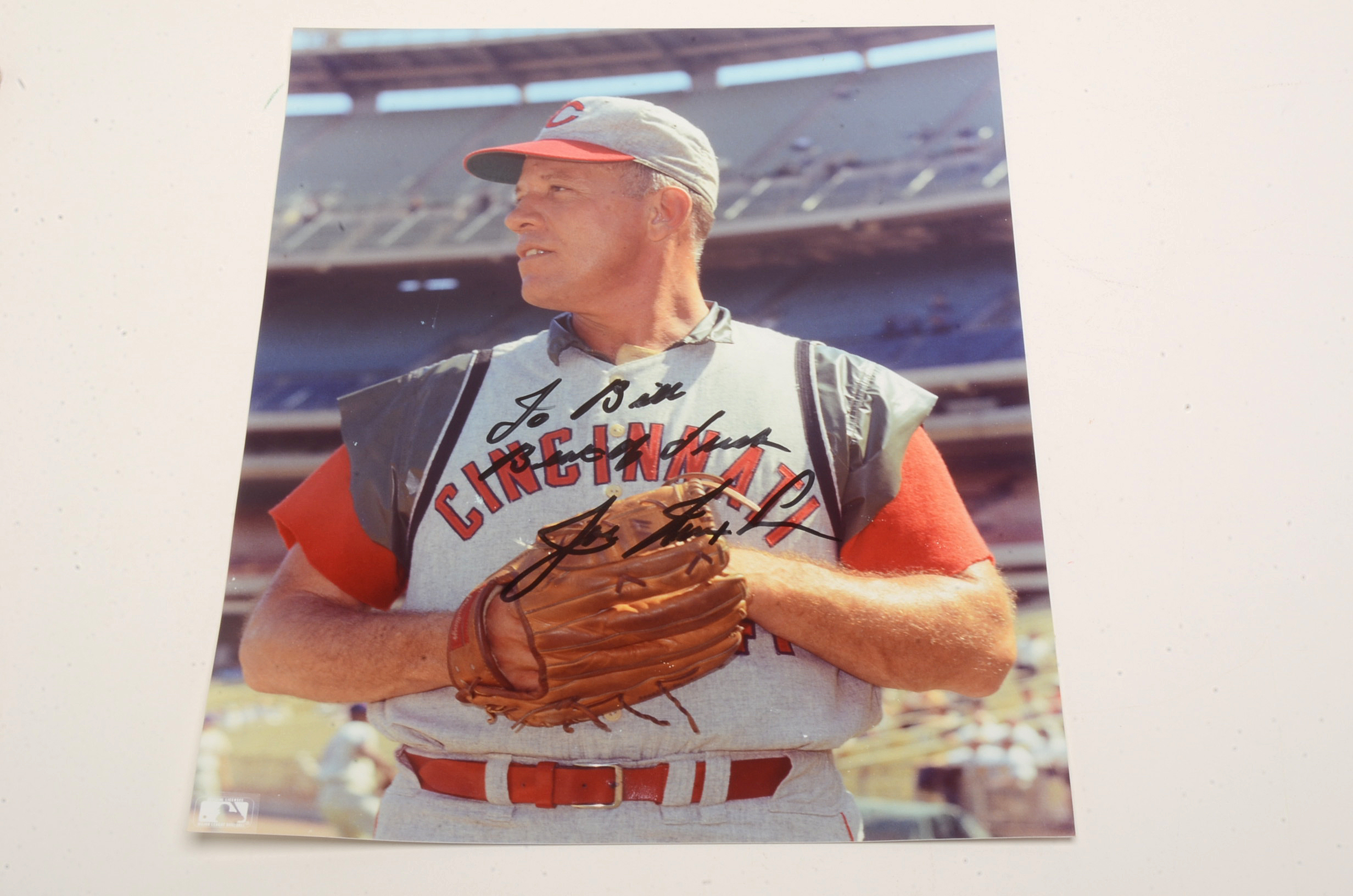 1958 Reds Yearbook With Nuxhall and Bailey Signed Photos