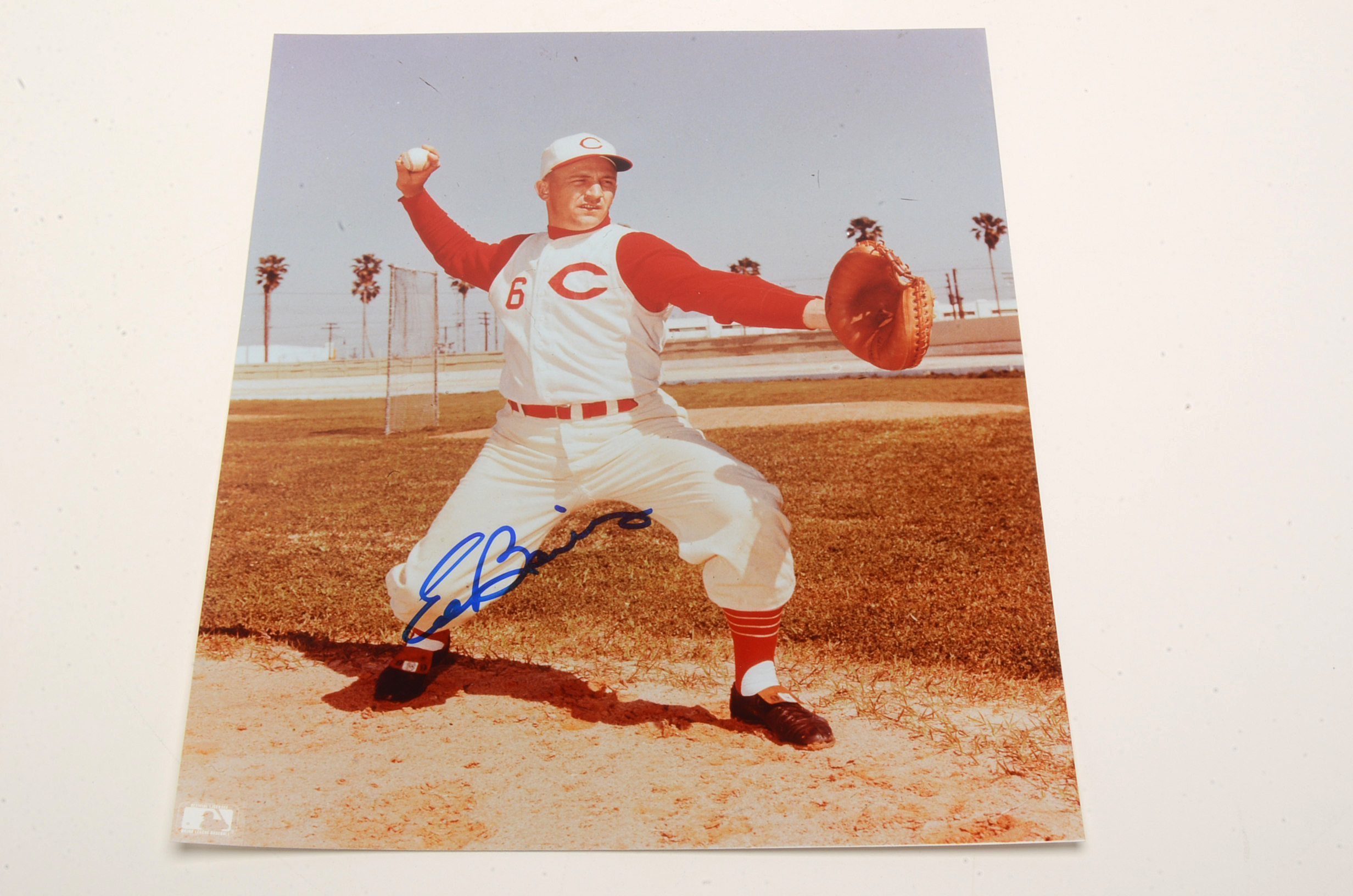 1958 Reds Yearbook With Nuxhall and Bailey Signed Photos