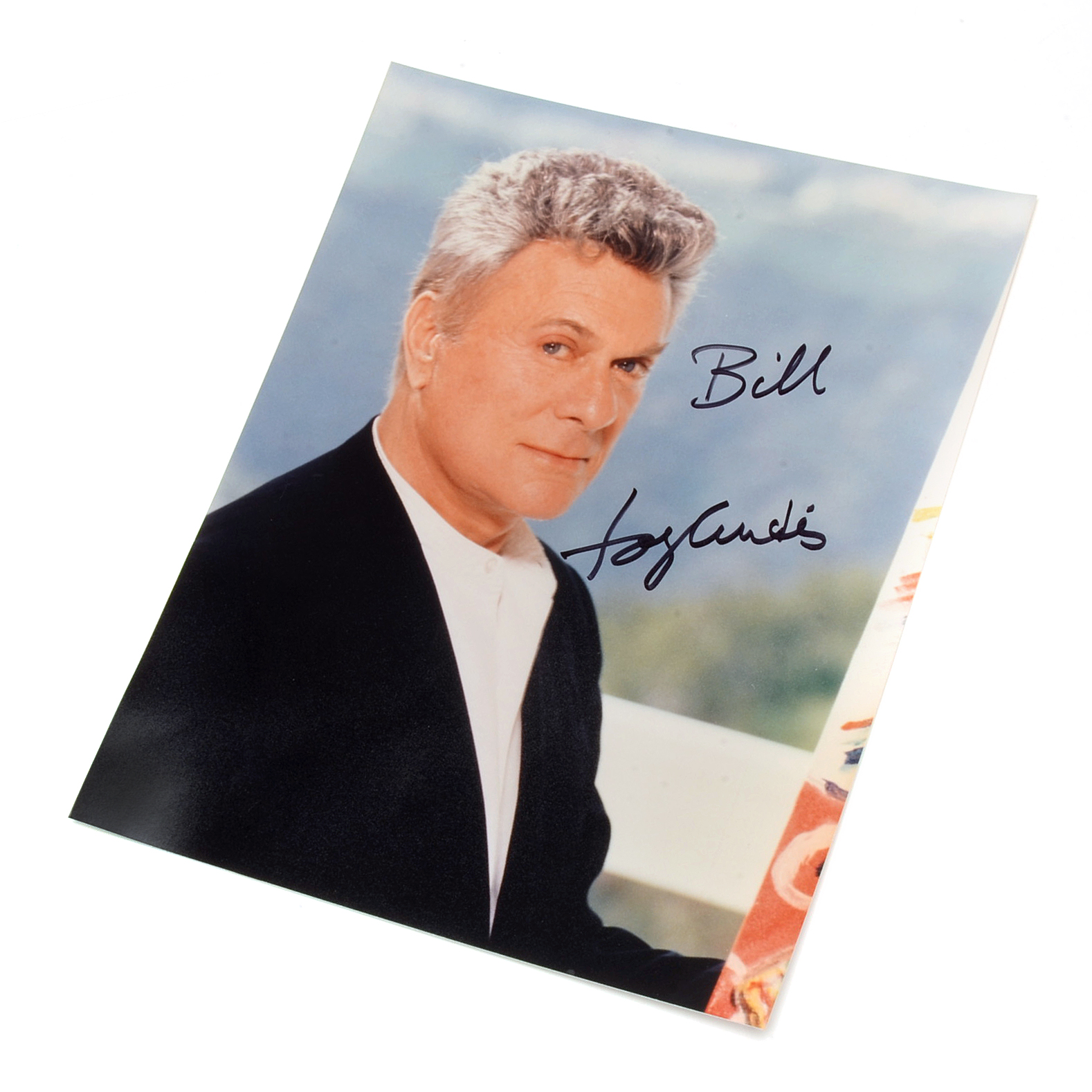Tony Curtis  Signed Color Photo