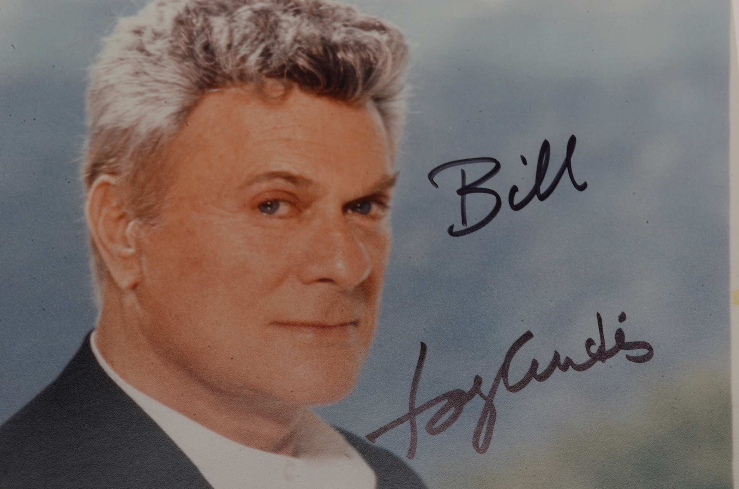 Tony Curtis  Signed Color Photo