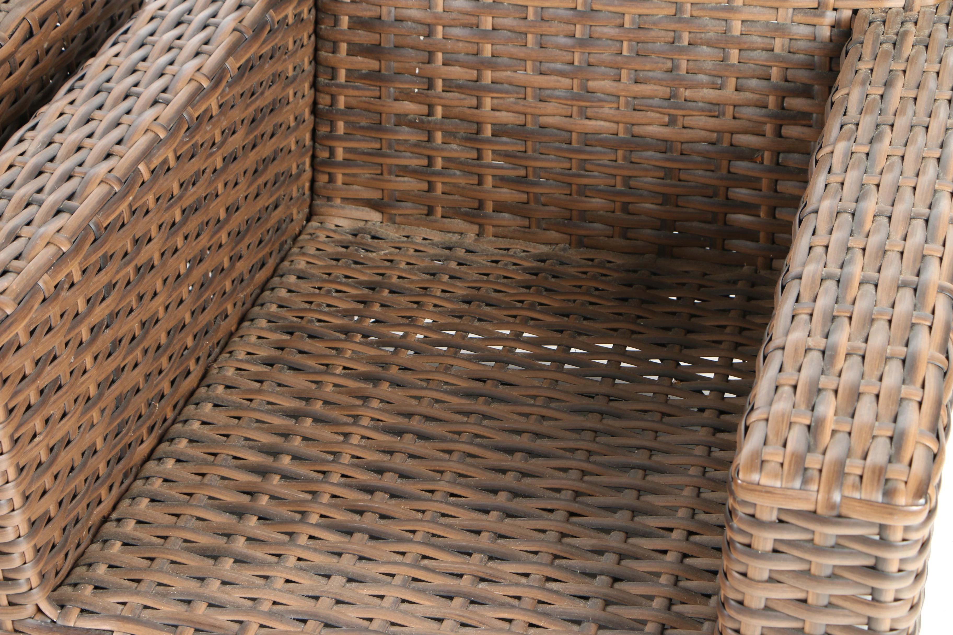 Restoration Hardware Wicker Patio Chairs