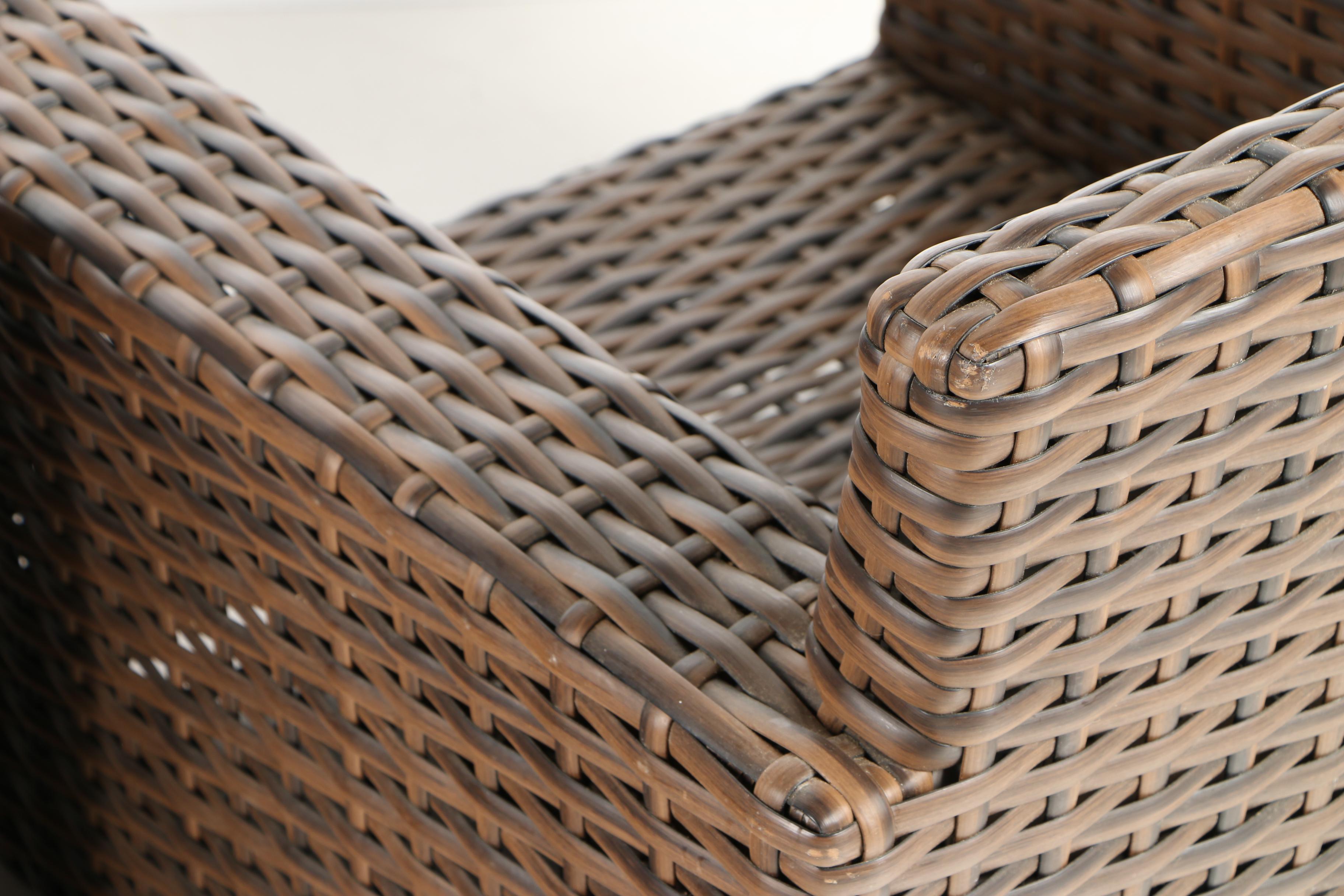 Restoration Hardware Wicker Patio Chairs