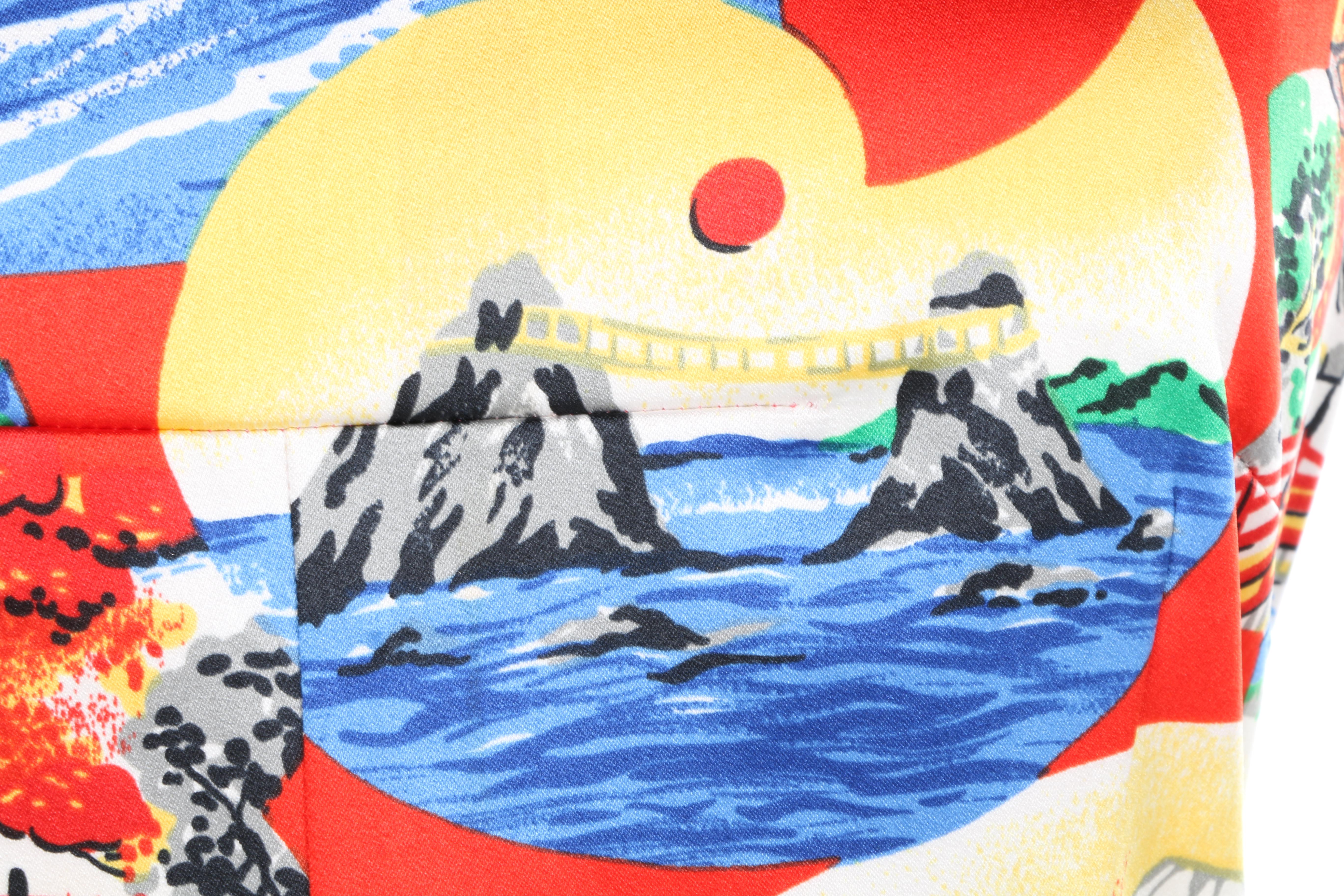 D&G Dolce & Gabbana Japanese Print Dress