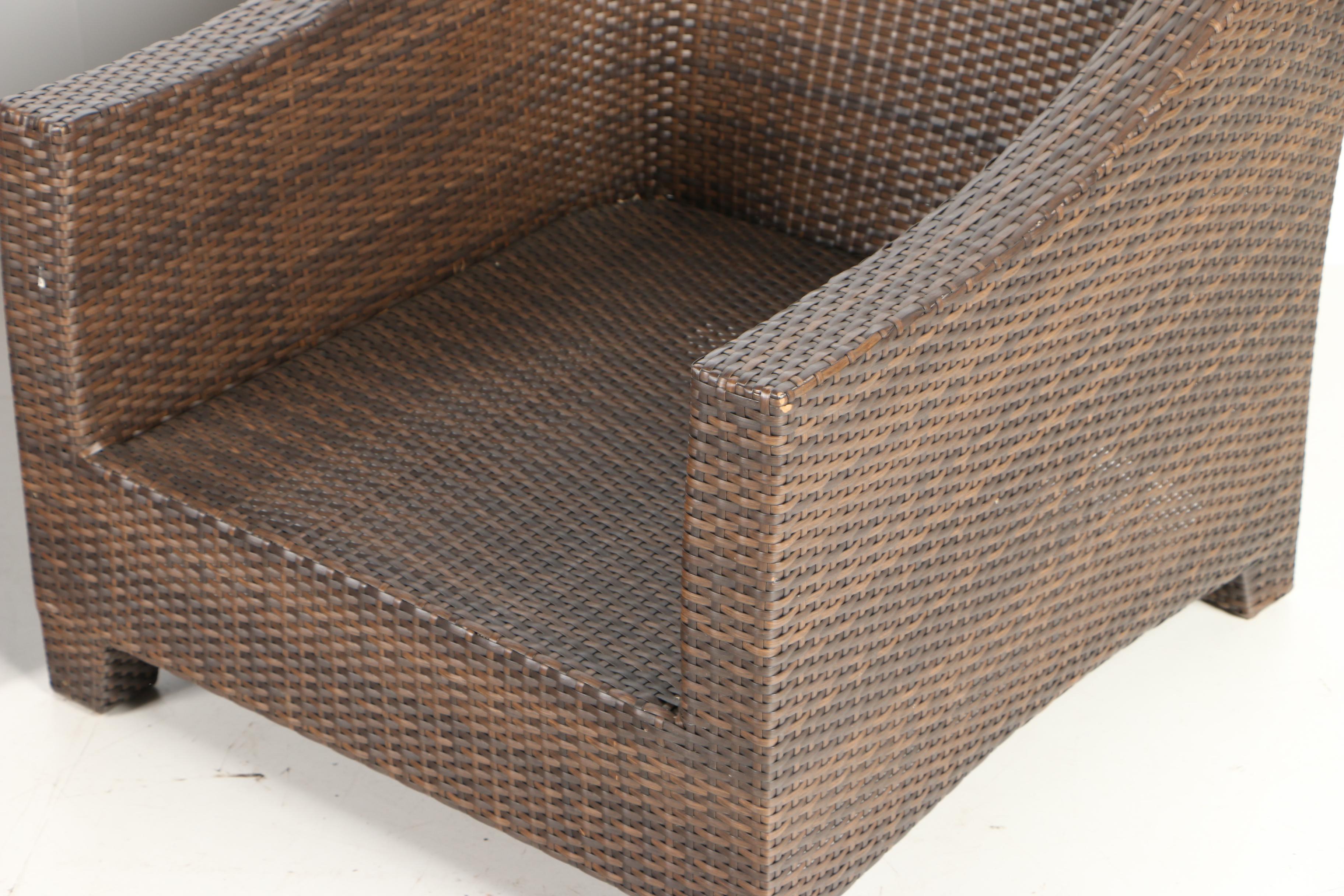 Restoration Hardware Outdoor Wicker Chairs