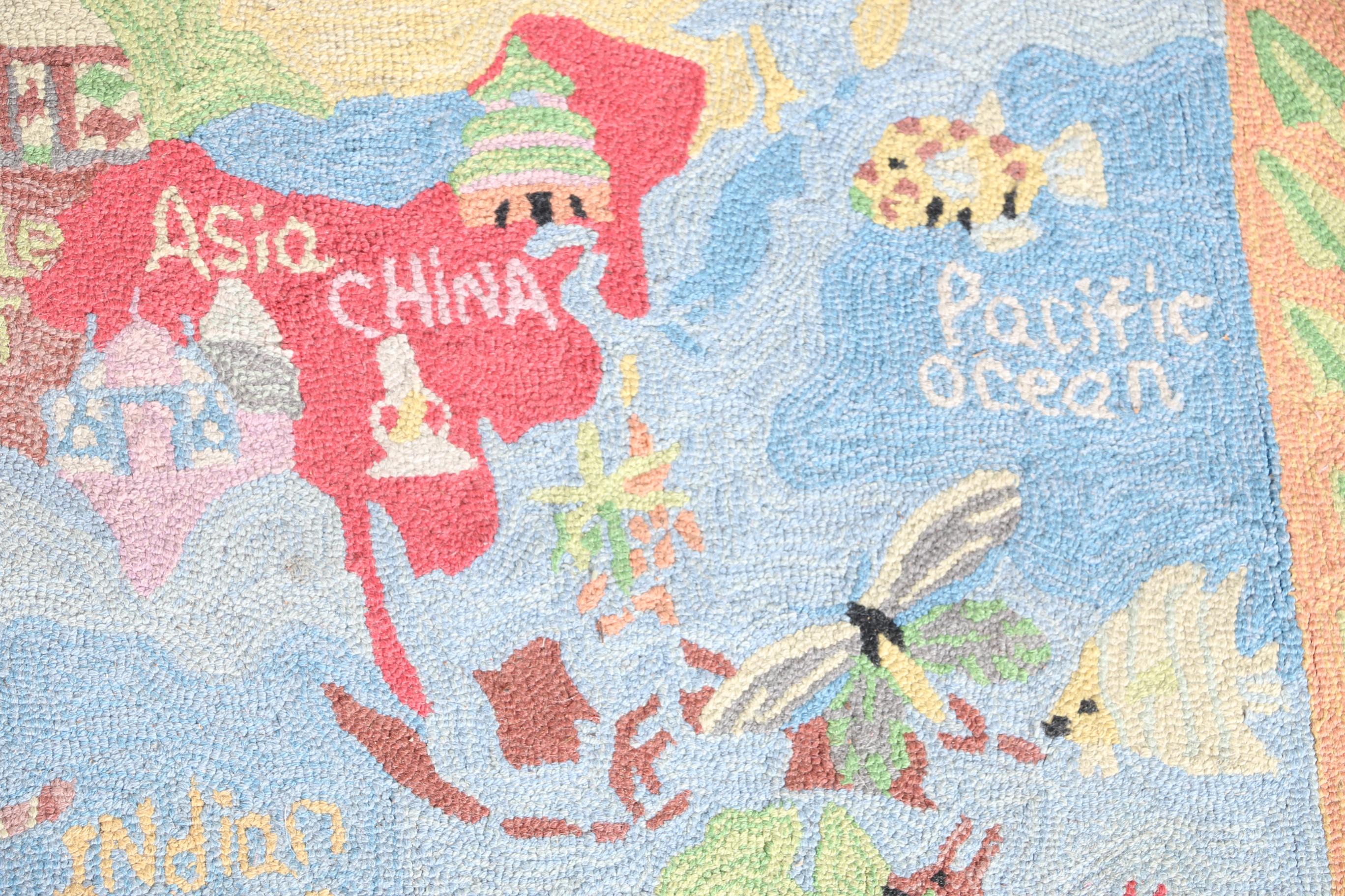 Hand-Tufted Oopsy Daisy Pictorial Children's Area Rug