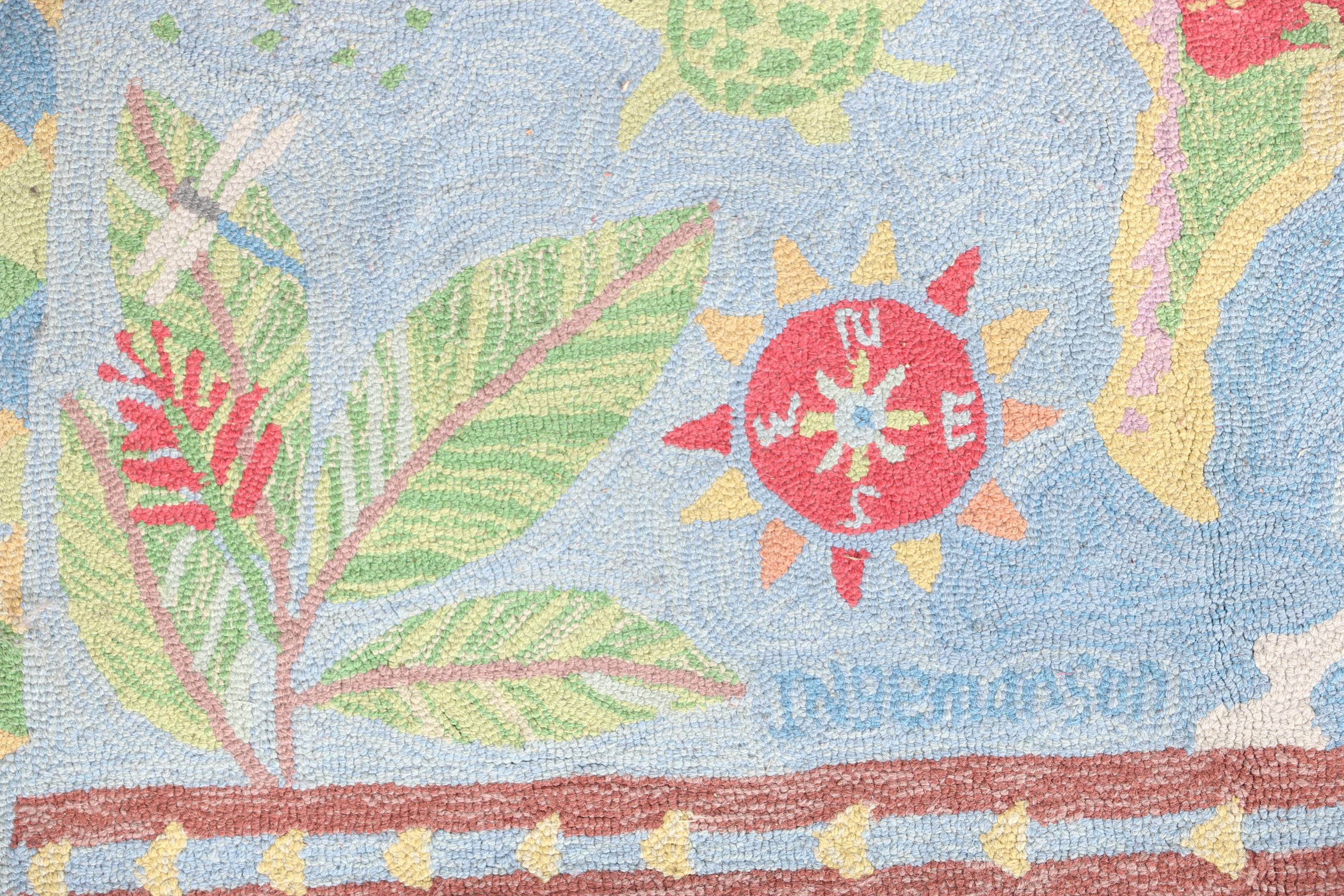 Hand-Tufted Oopsy Daisy Pictorial Children's Area Rug