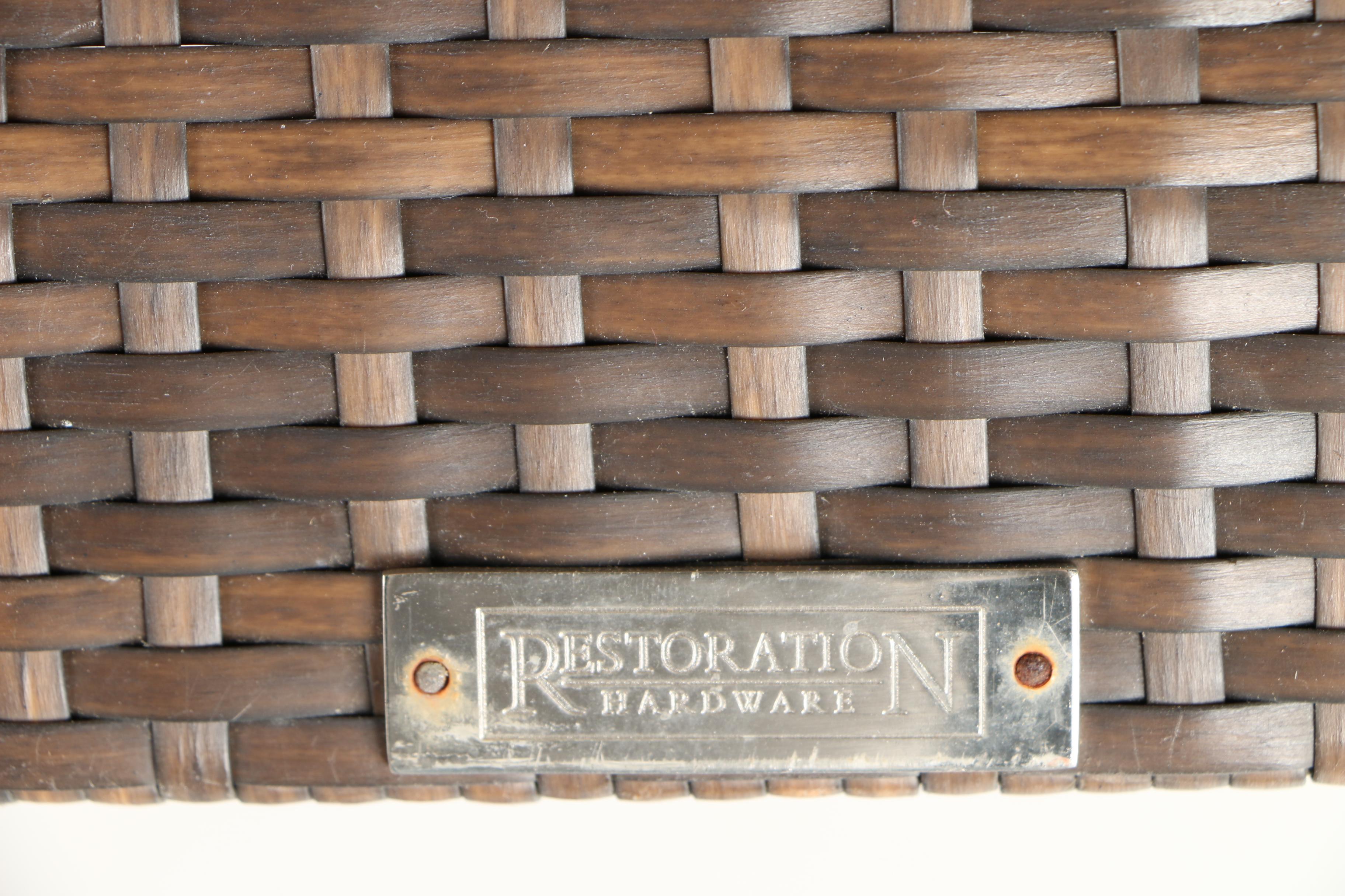 Restoration Hardware Outdoor Wicker Chairs