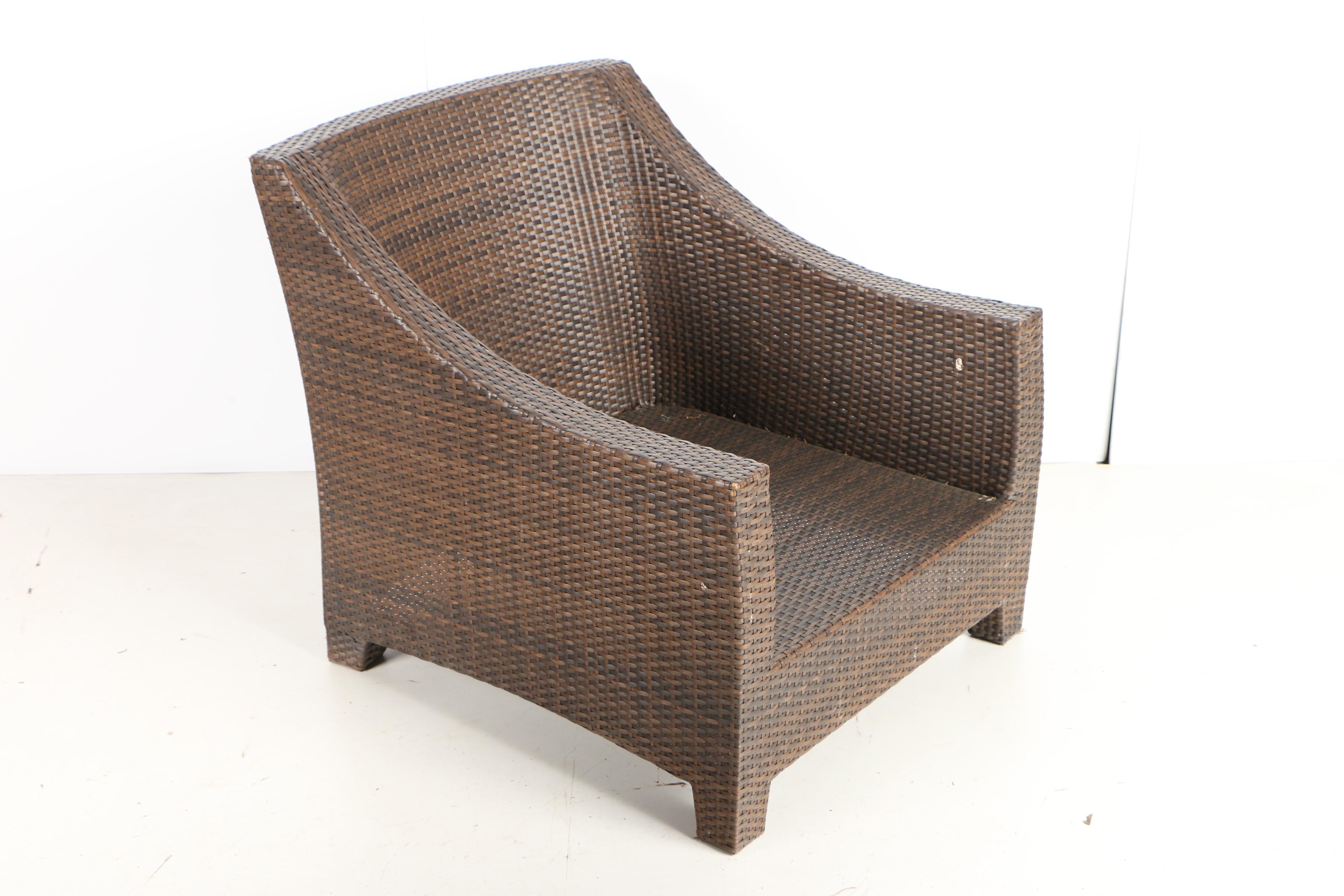 Restoration Hardware Outdoor Wicker Chairs