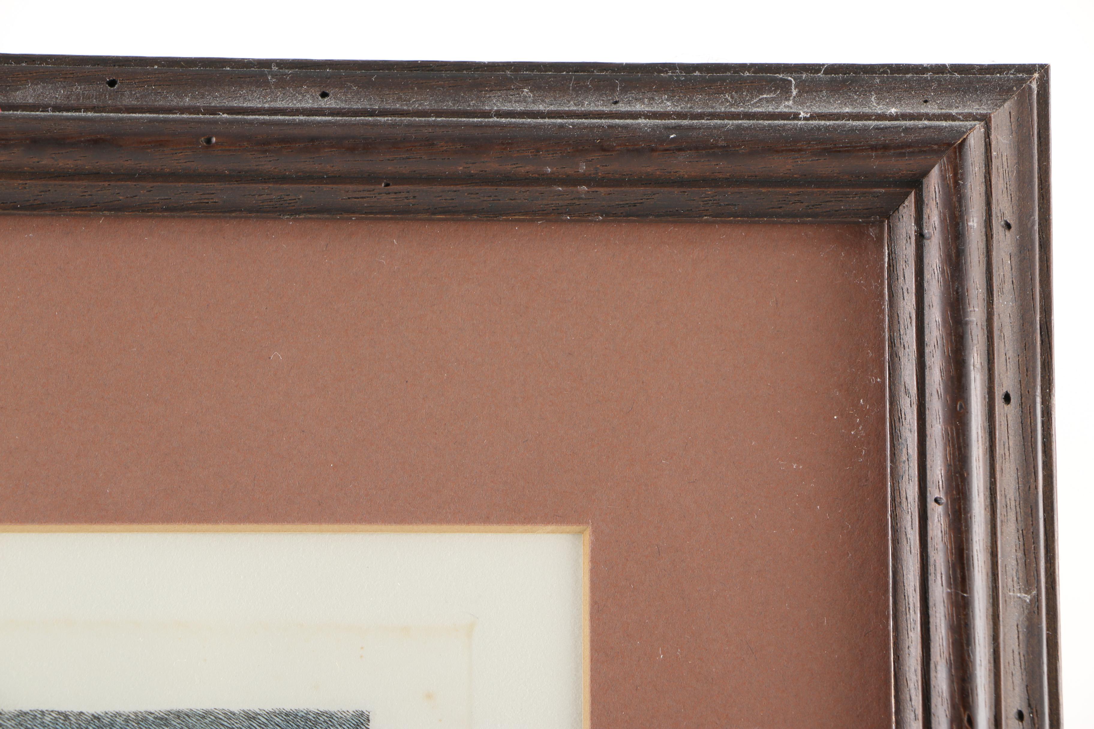 Albrecht Bruck Early 20th Century Hand-Colored Etchings of Nuremberg