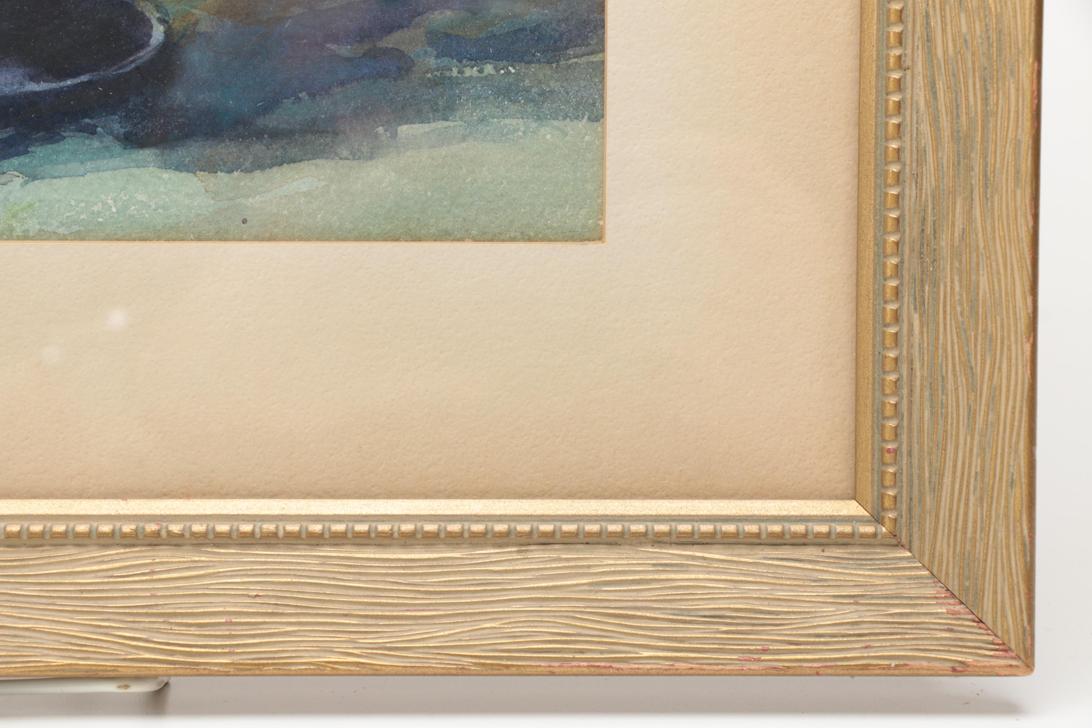 Polly Nordell Watercolor of Pansies