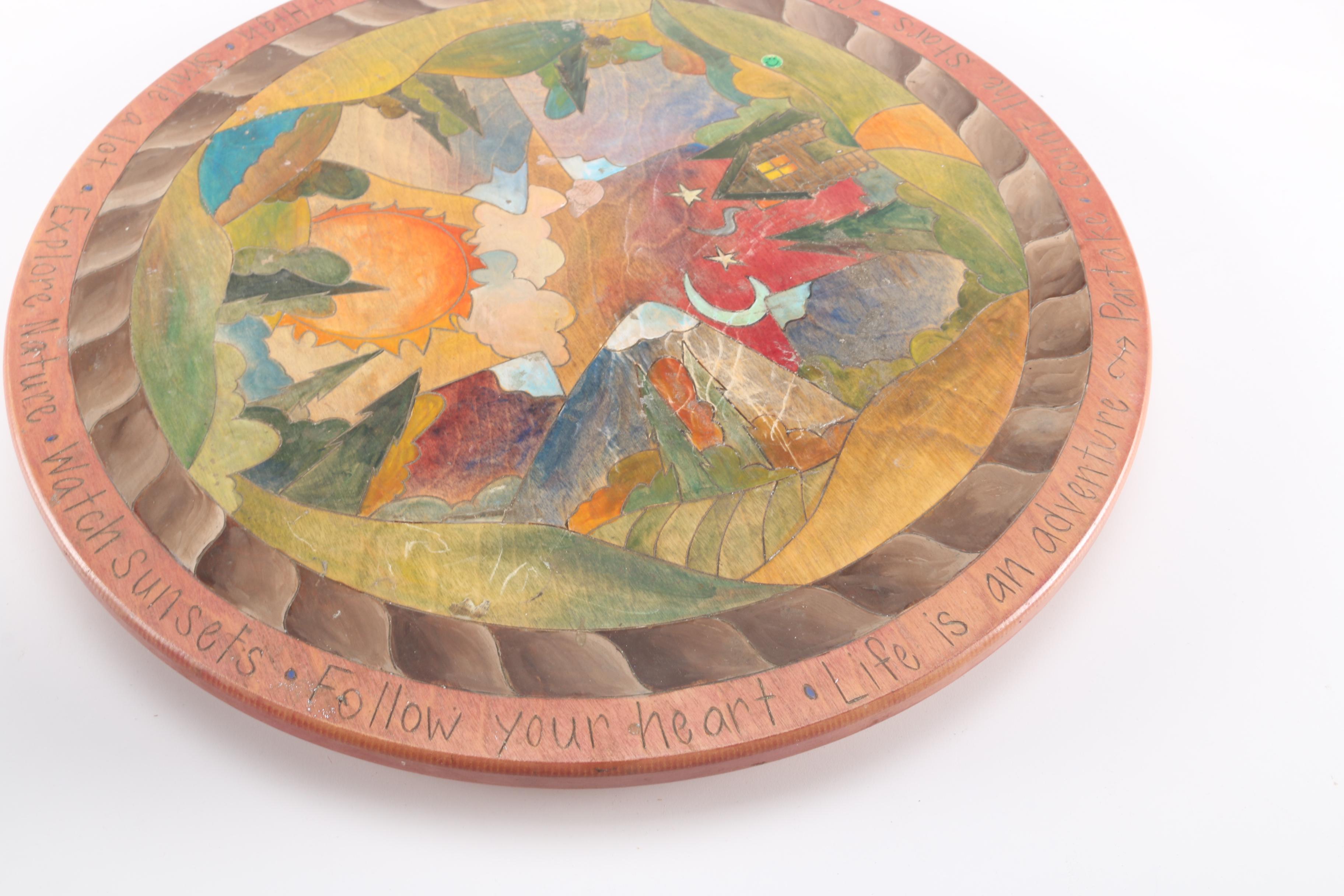 Sticks Artisan-Designed Lazy Susan