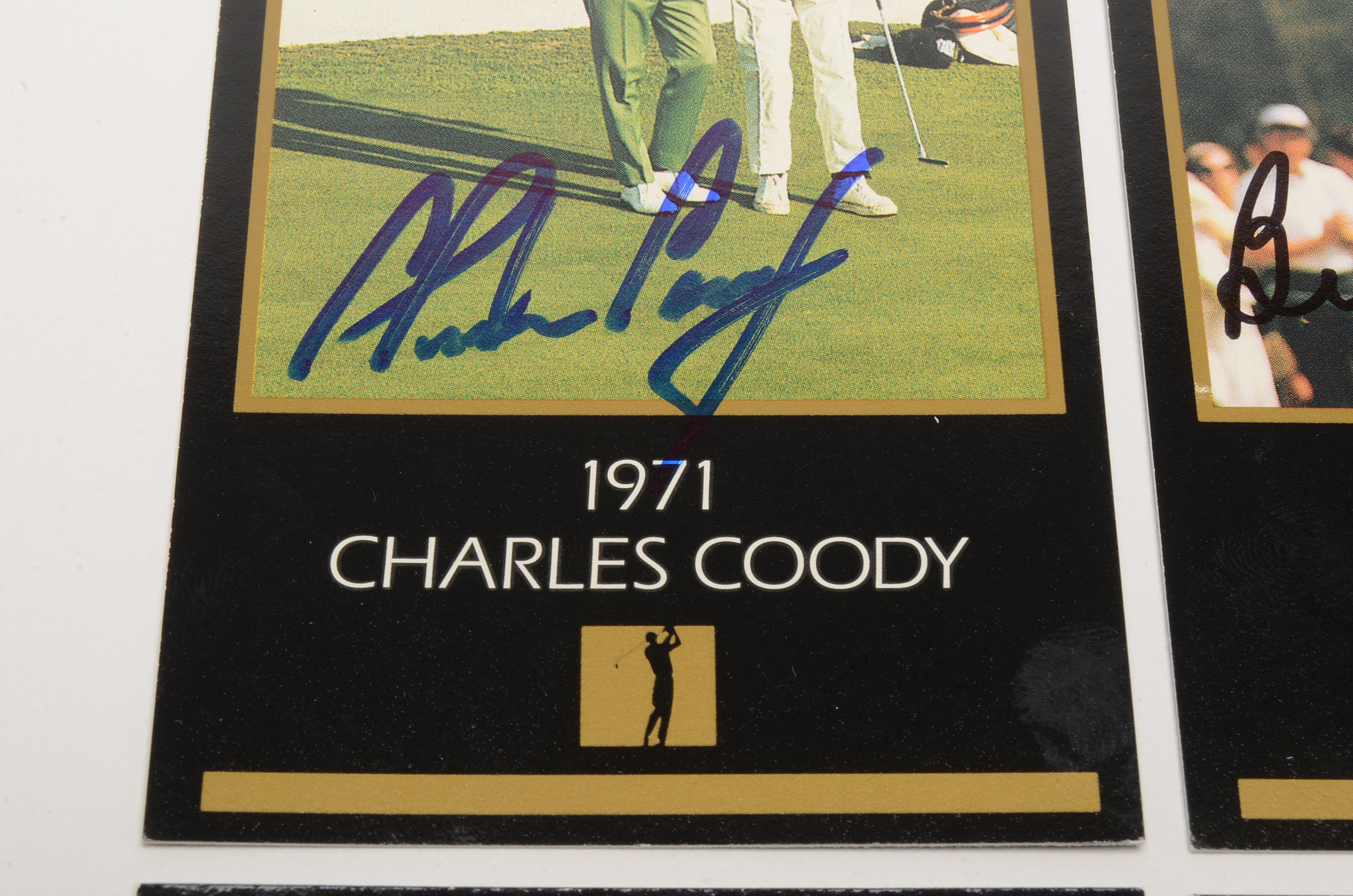 Six 1993 Casper, Nelson, Snead, Coody Signed PGA Golf Cards