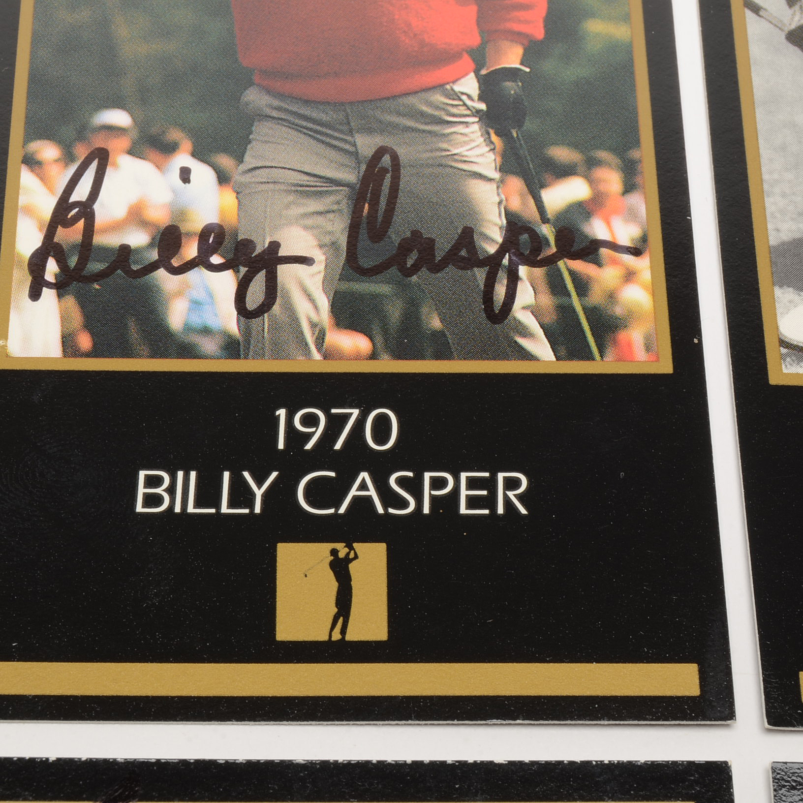 Six 1993 Casper, Nelson, Snead, Coody Signed PGA Golf Cards