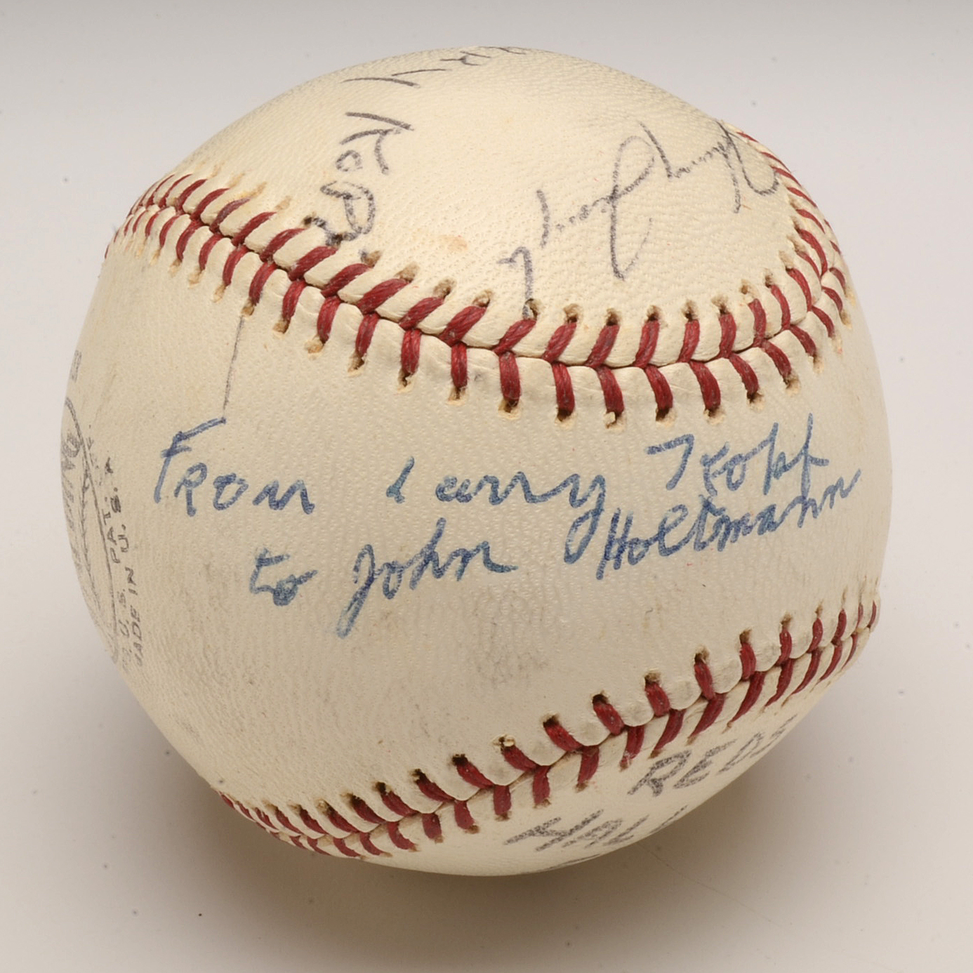 1965 Reds Hall of Fame Inductees Signed Baseball