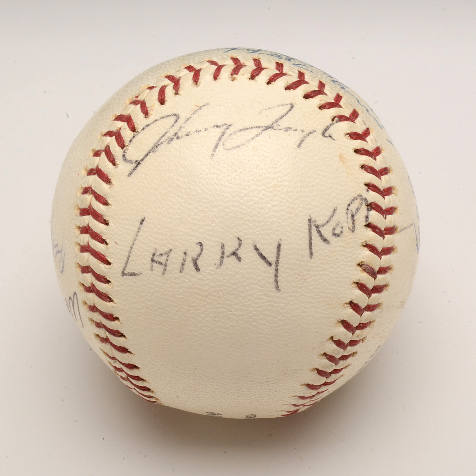 1965 Reds Hall of Fame Inductees Signed Baseball