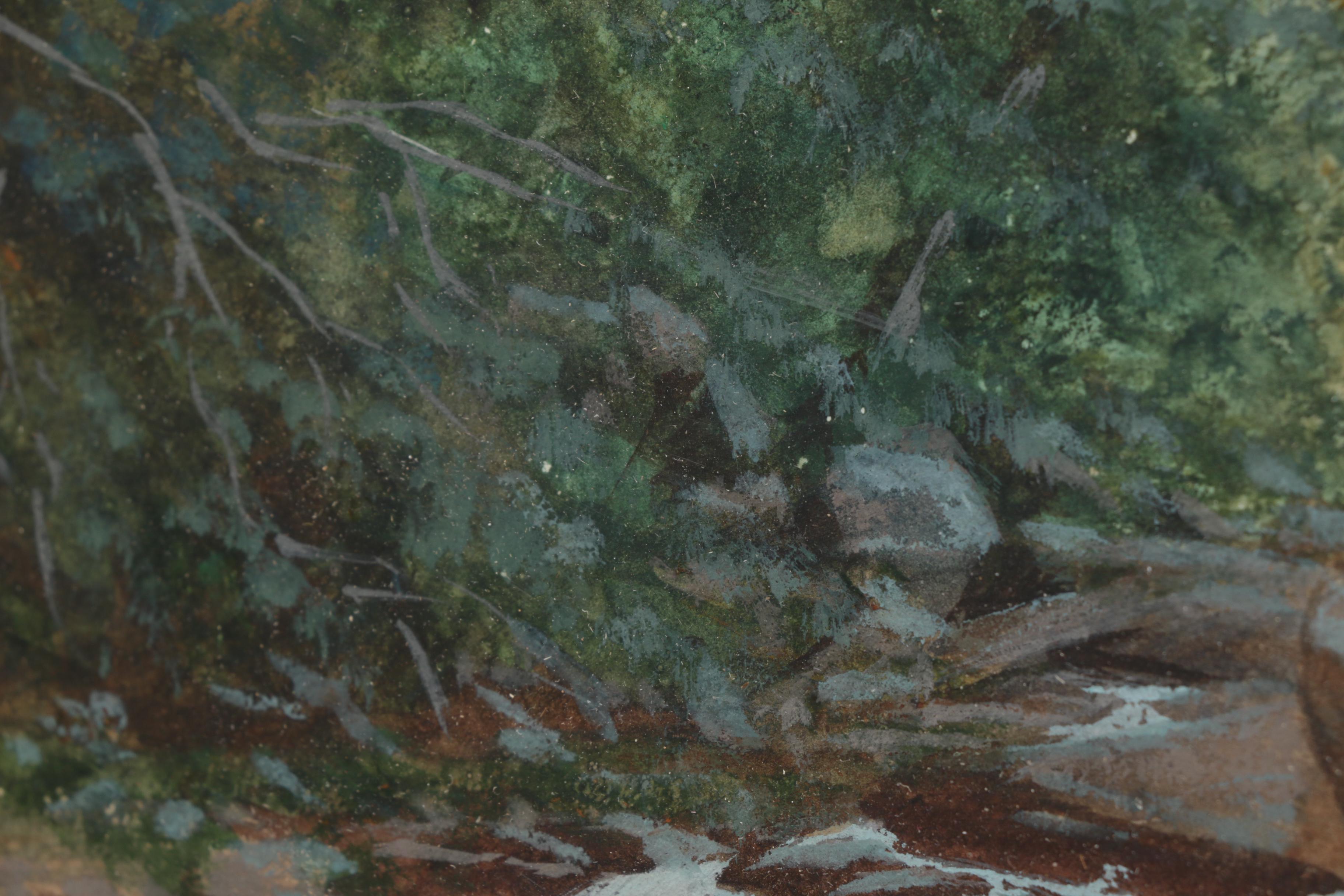 Watercolor Painting Attributed to John Frederick Kensett