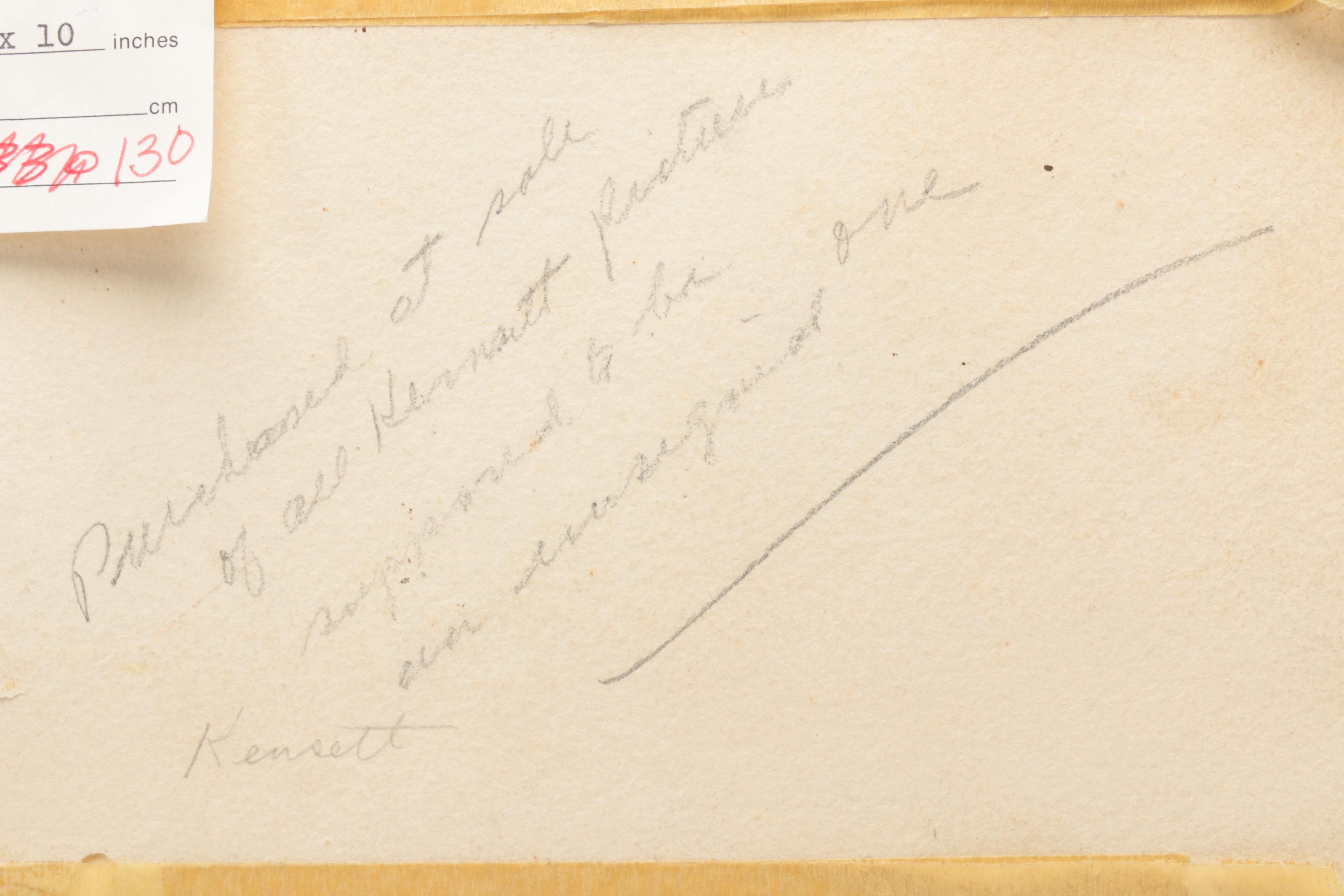 Watercolor Painting Attributed to John Frederick Kensett