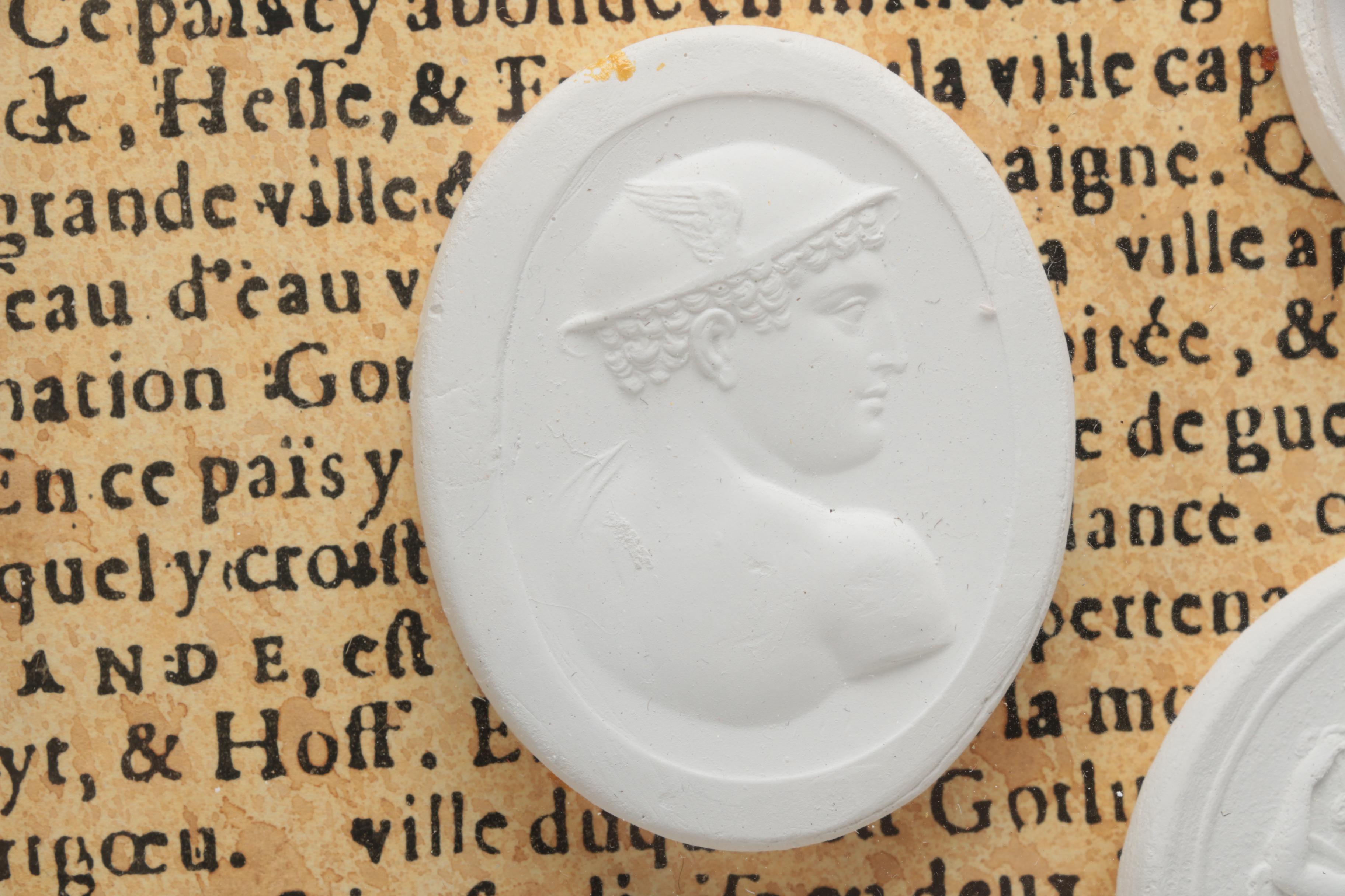 Framed Plaster "Grand Tour" Intaglios