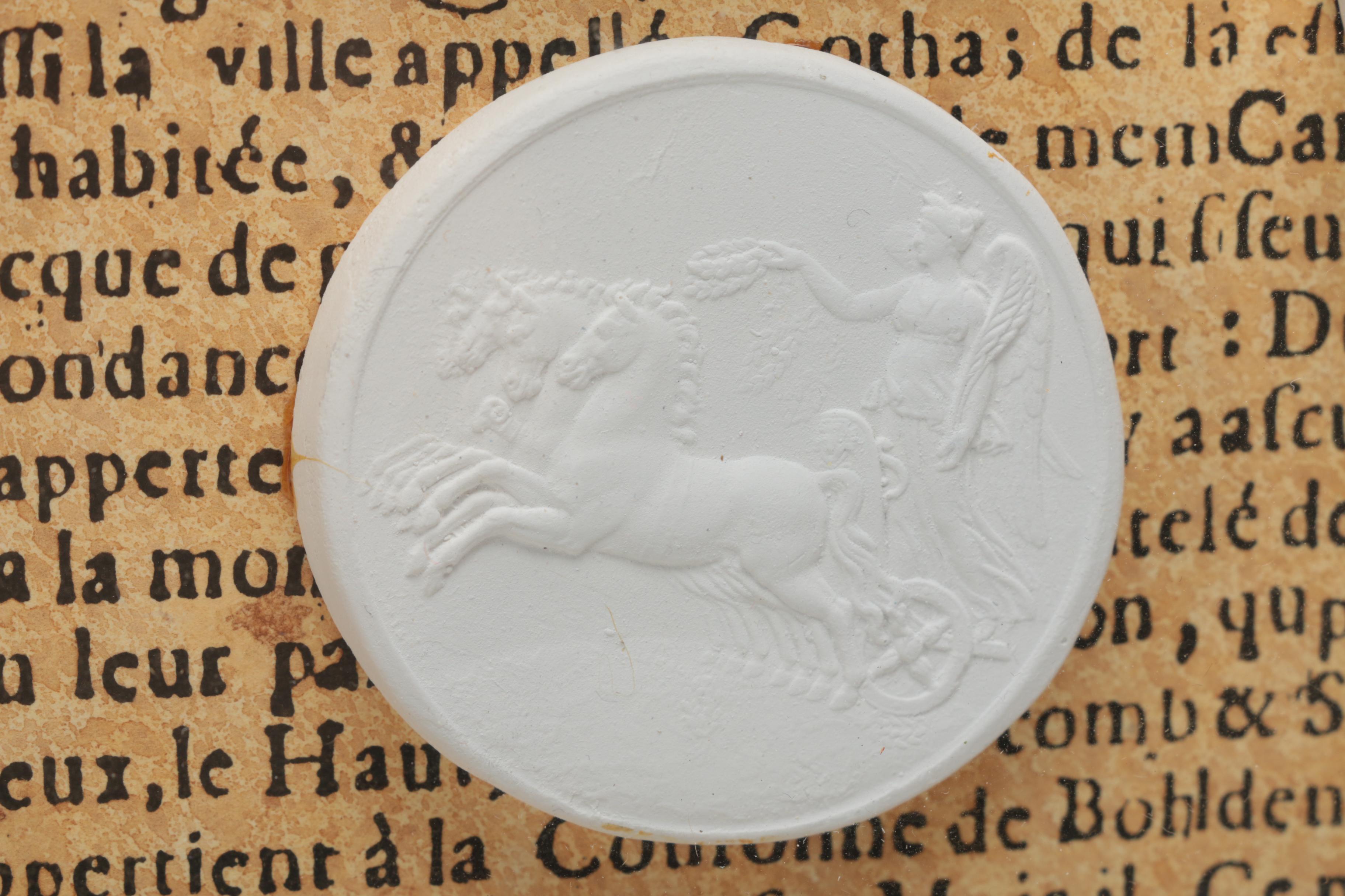 Framed Plaster "Grand Tour" Intaglios