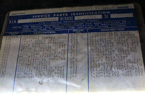 1975 Chevrolet Silverado "Camper Special"