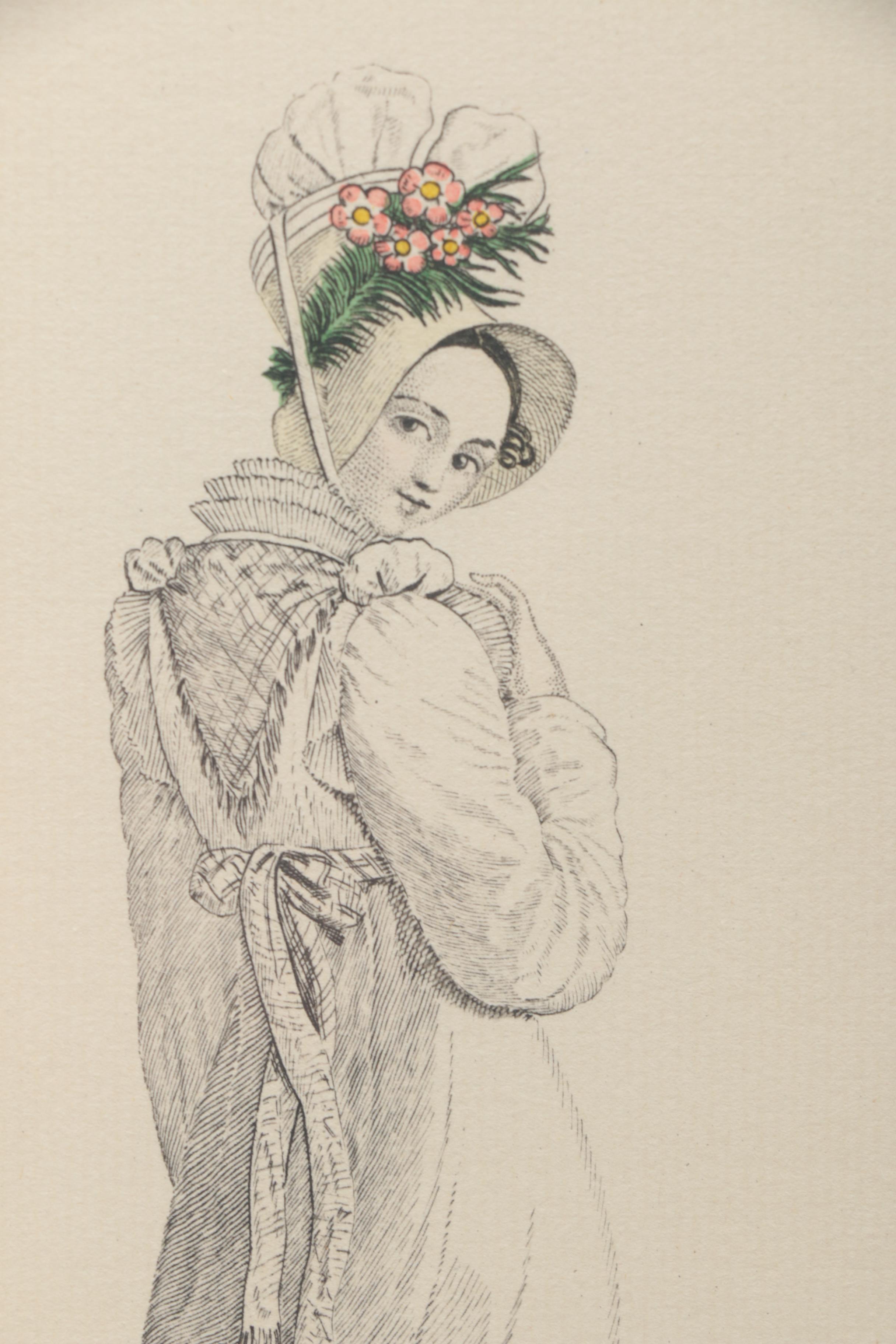 Hand Colored Engraving "Le Bon Genre, No. 56"