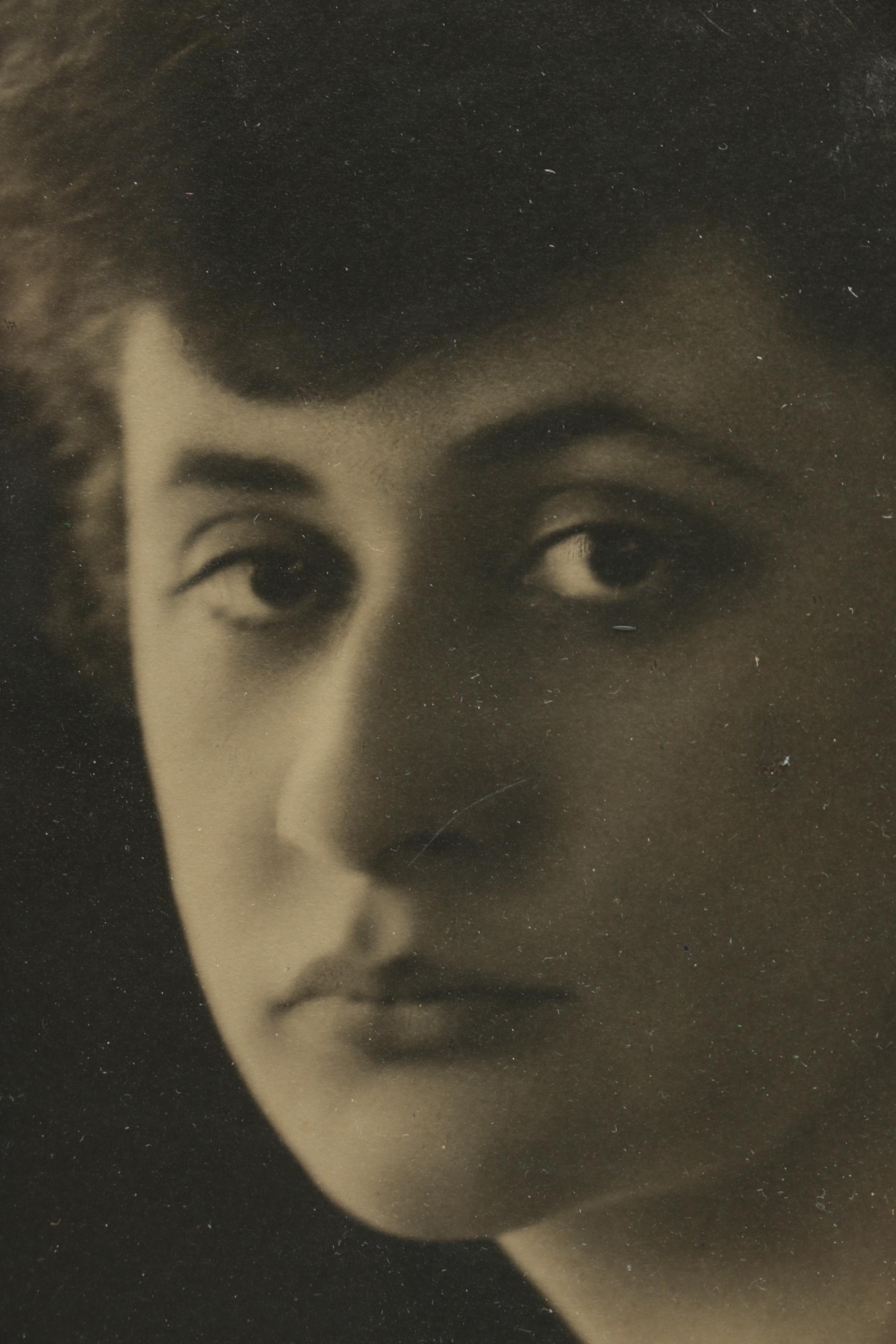 Photograph Portrait of a Woman in a Sterling Silver Frame