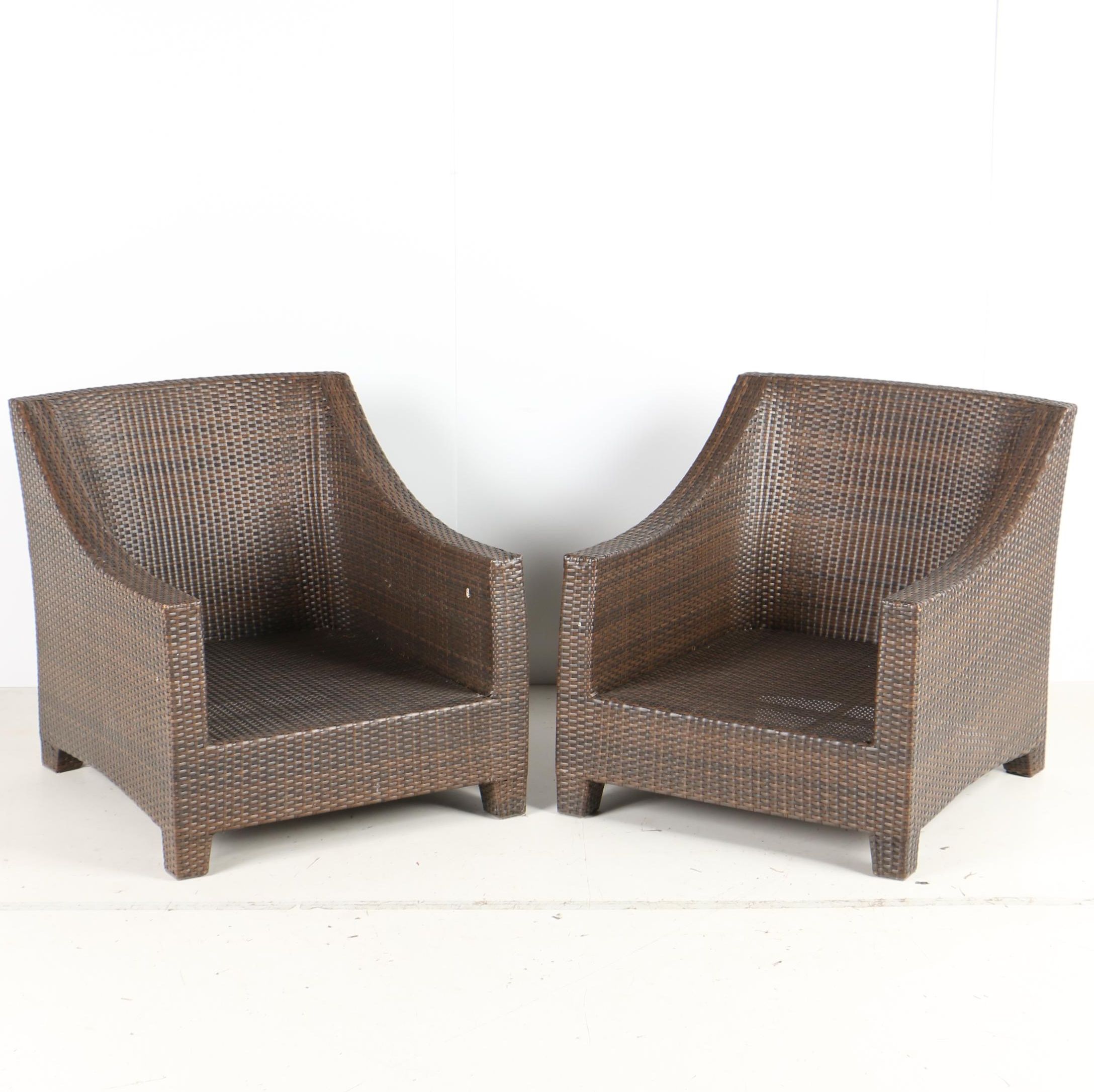 Restoration Hardware Outdoor Wicker Chairs