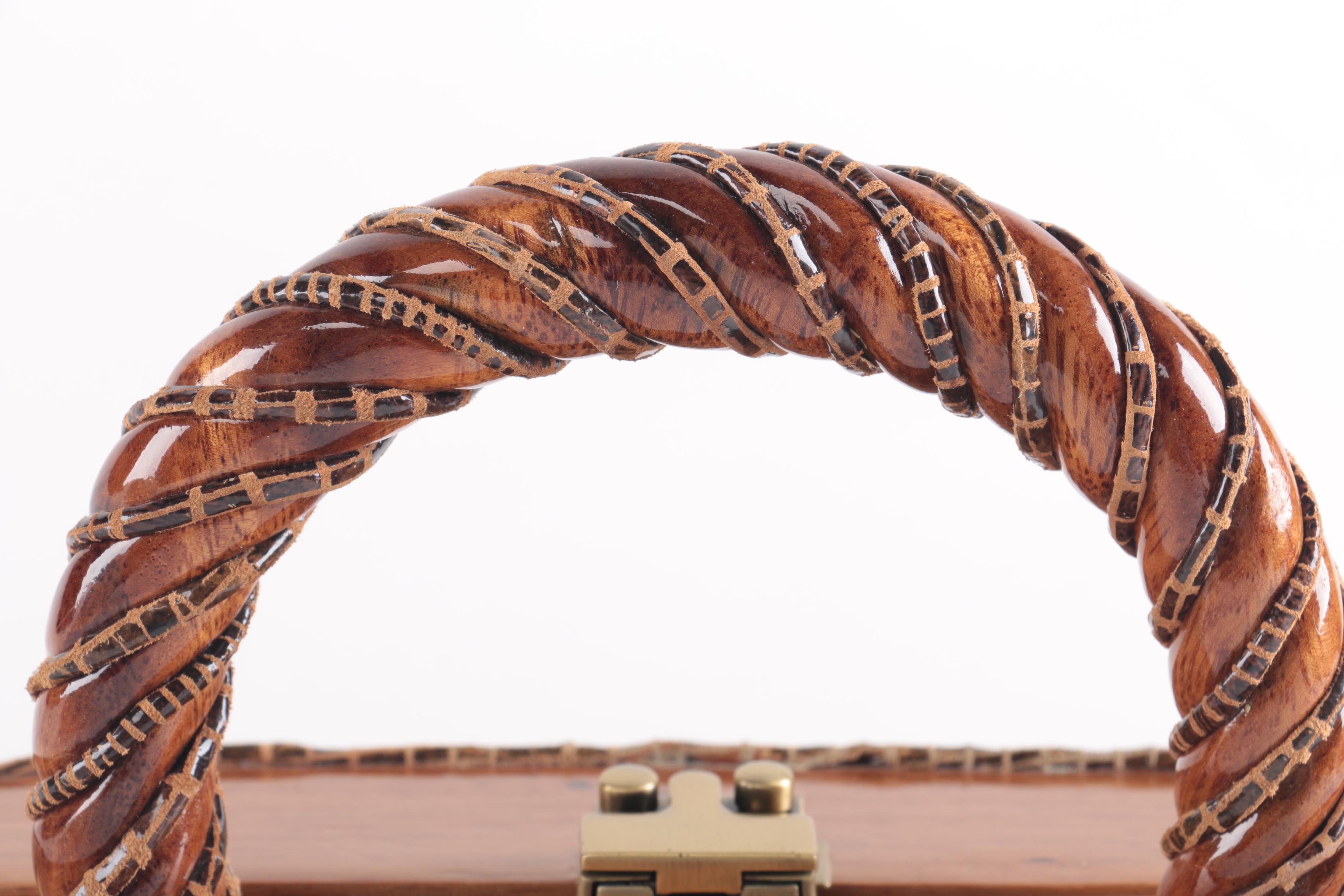 Timmy Woods Handmade Wooden Purse