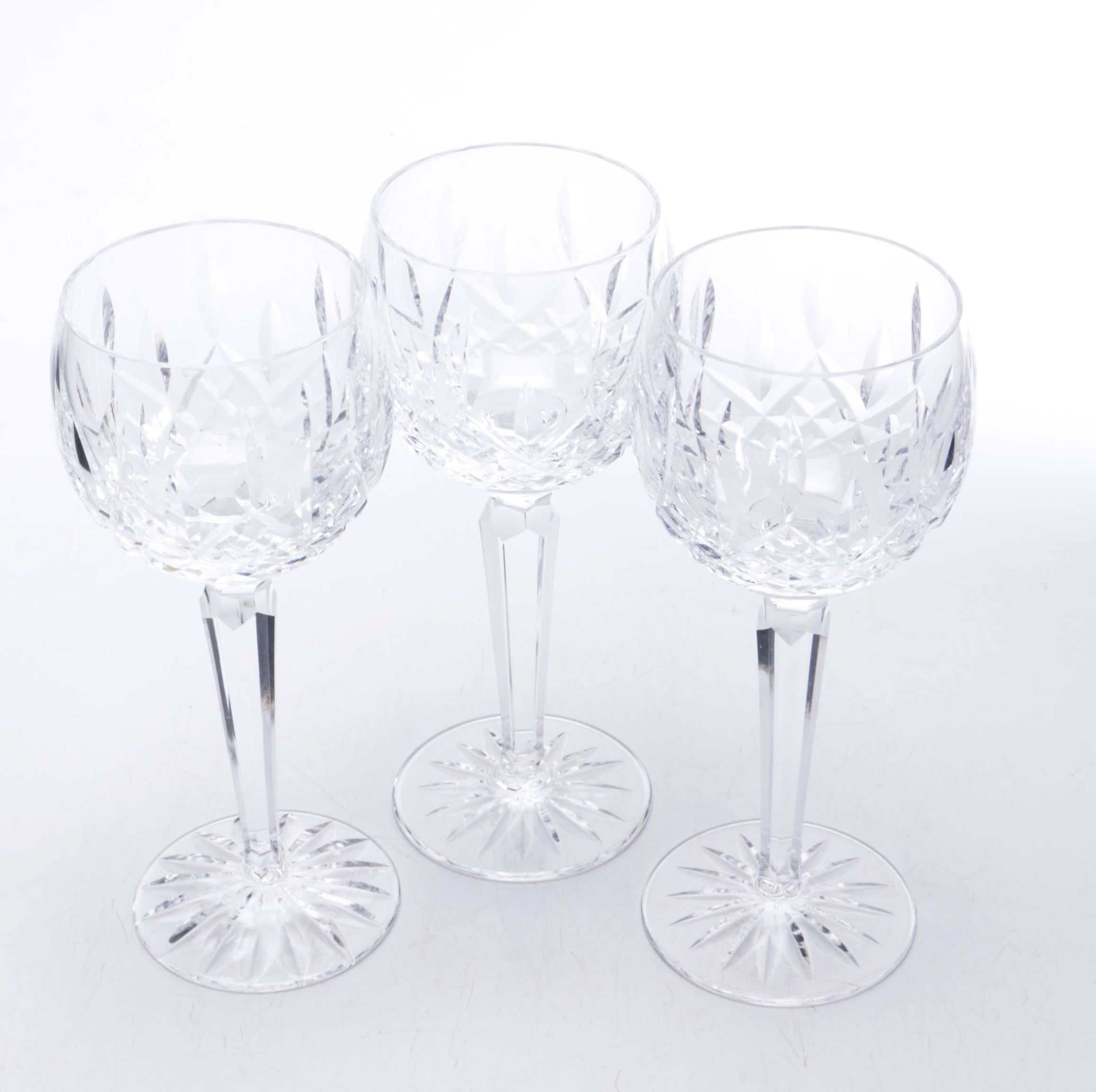 Waterford Crystal "Lismore" Hock Wine Glasses