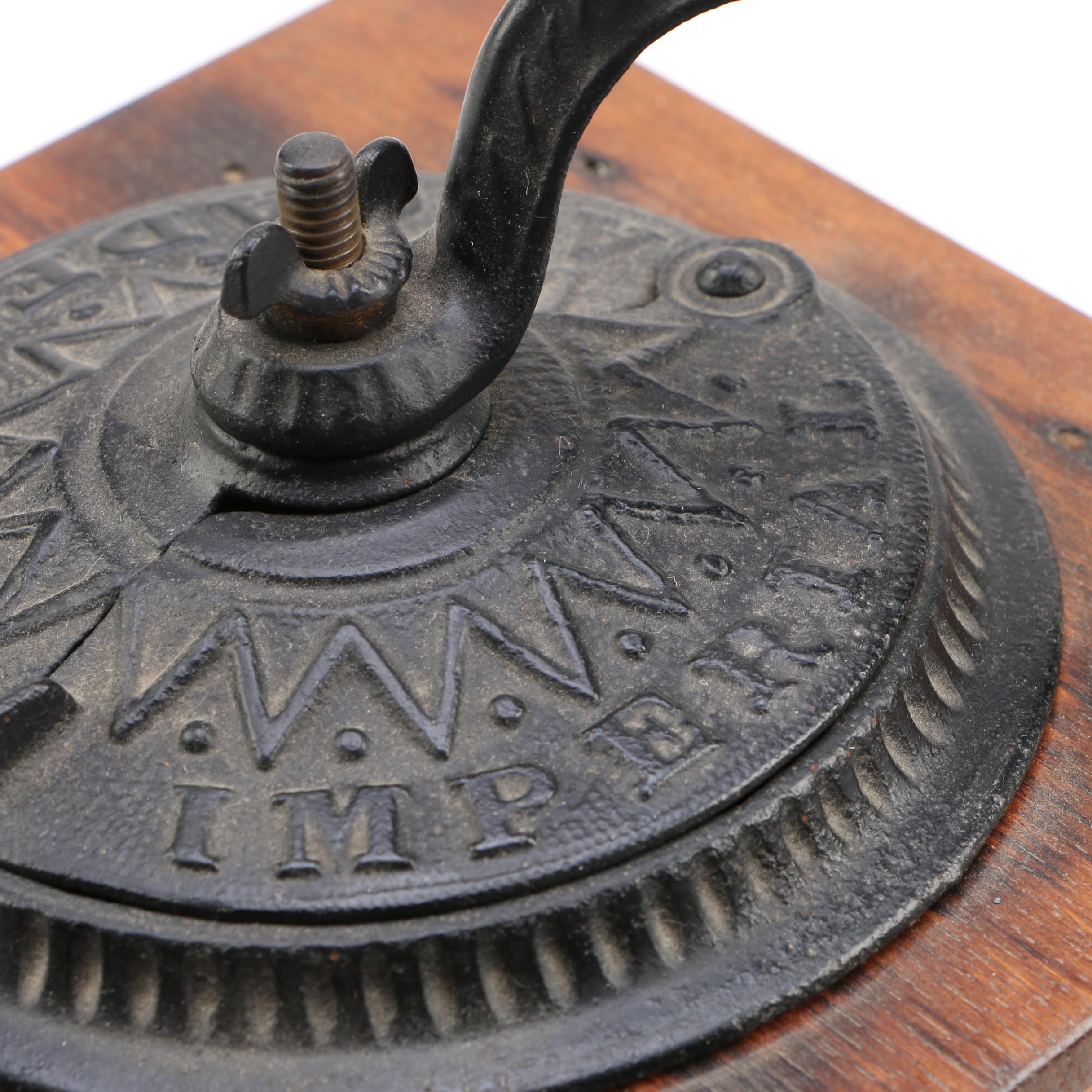 Circa 1880 Imperial Arcade Coffee Grinder