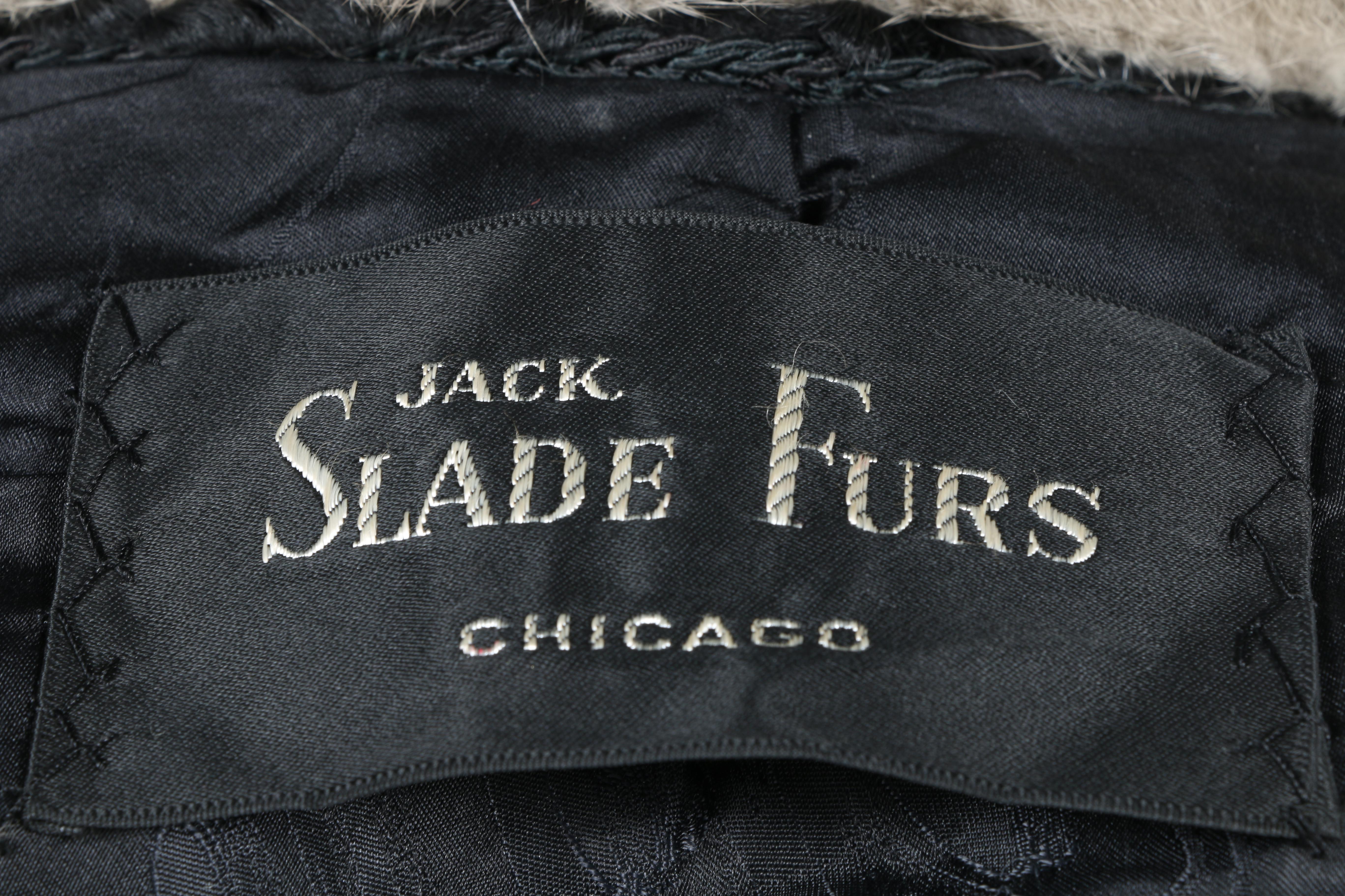 Persian Lamb Fur Coat With Mink Collar