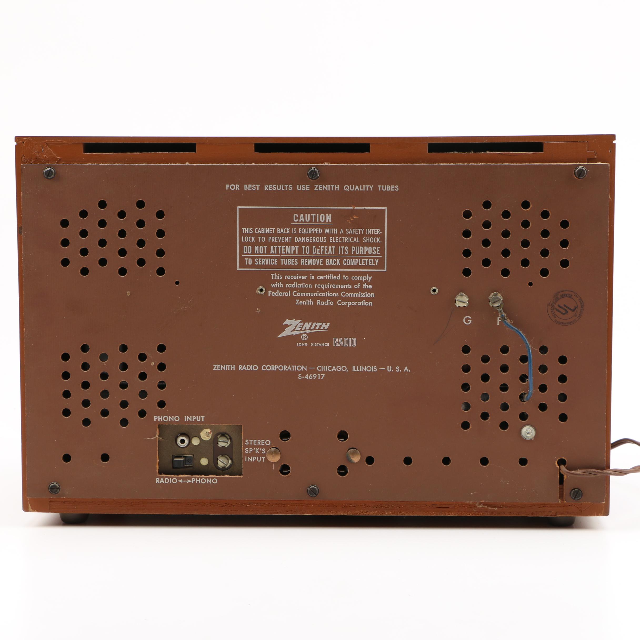 1950s Zenith "Long Distance" Radio