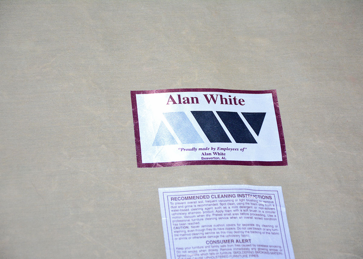 Burgundy Floral Armchair by Alan White Furniture