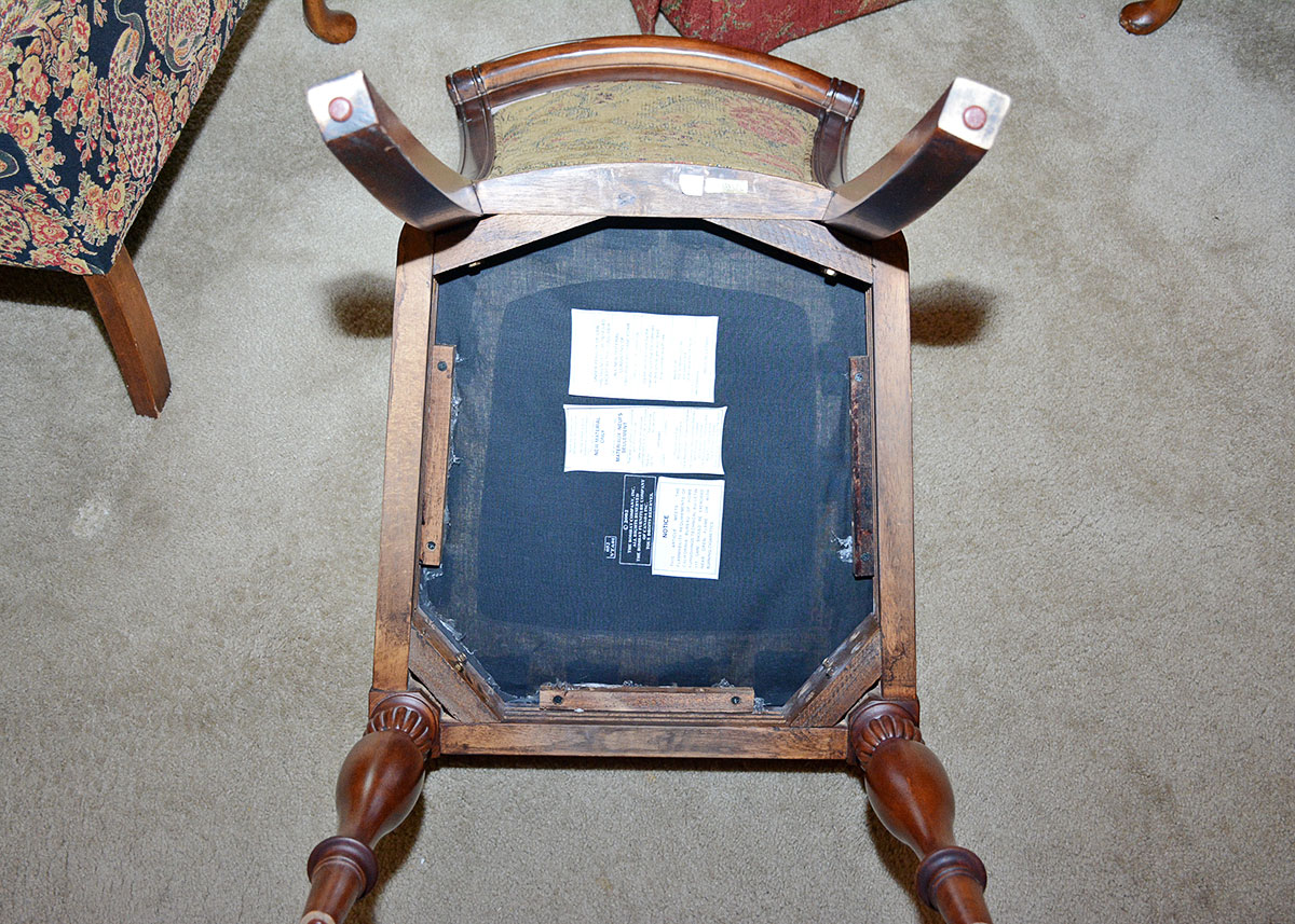 Bombay Company Scroll Back Dining Chairs