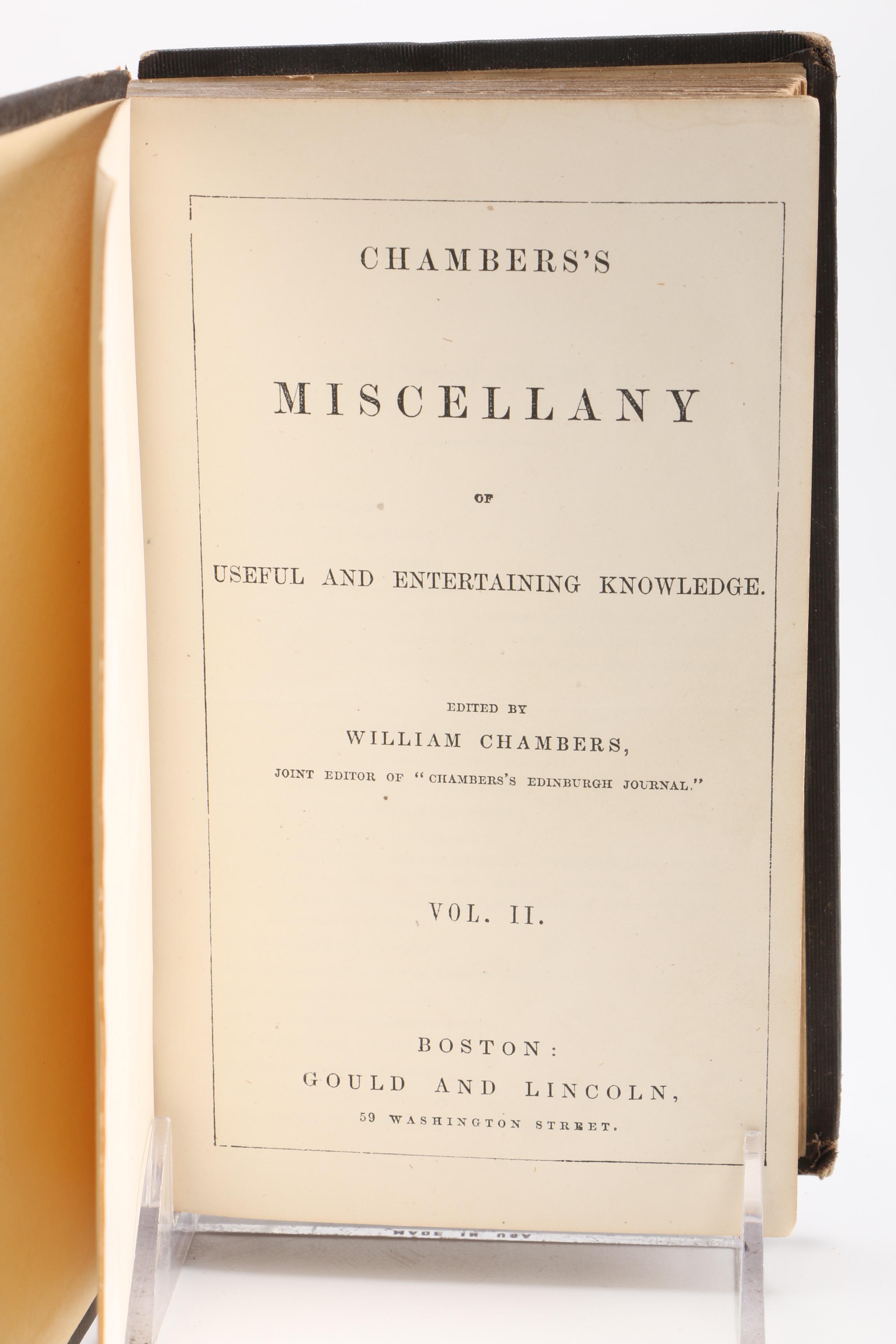 Late 19th and Early 20th Century Books