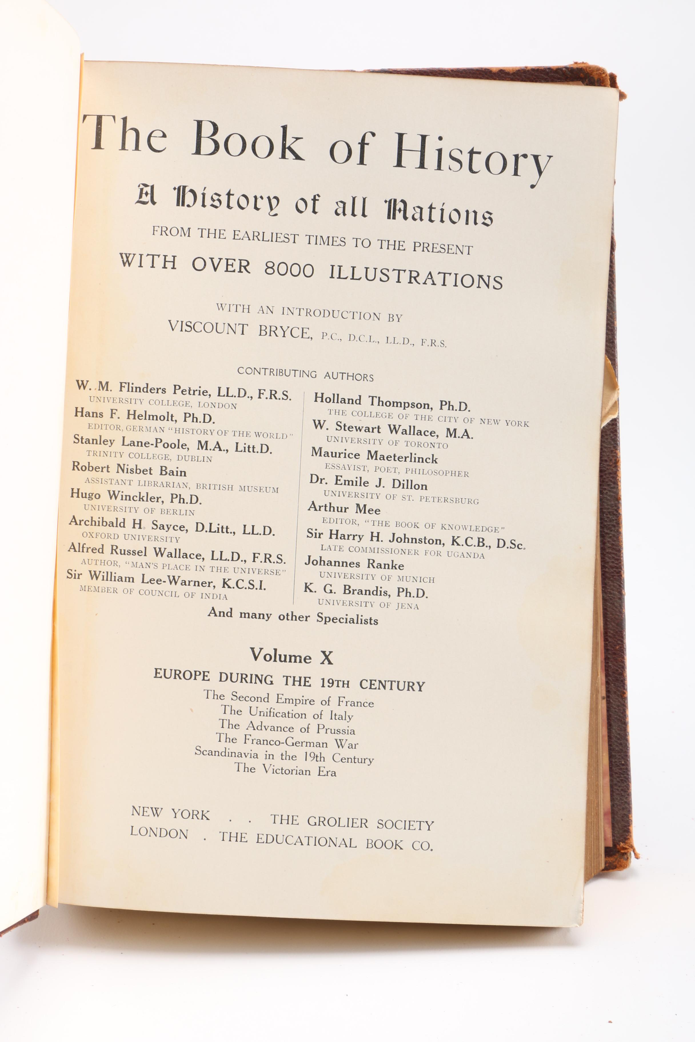 Late 19th and Early 20th Century Books